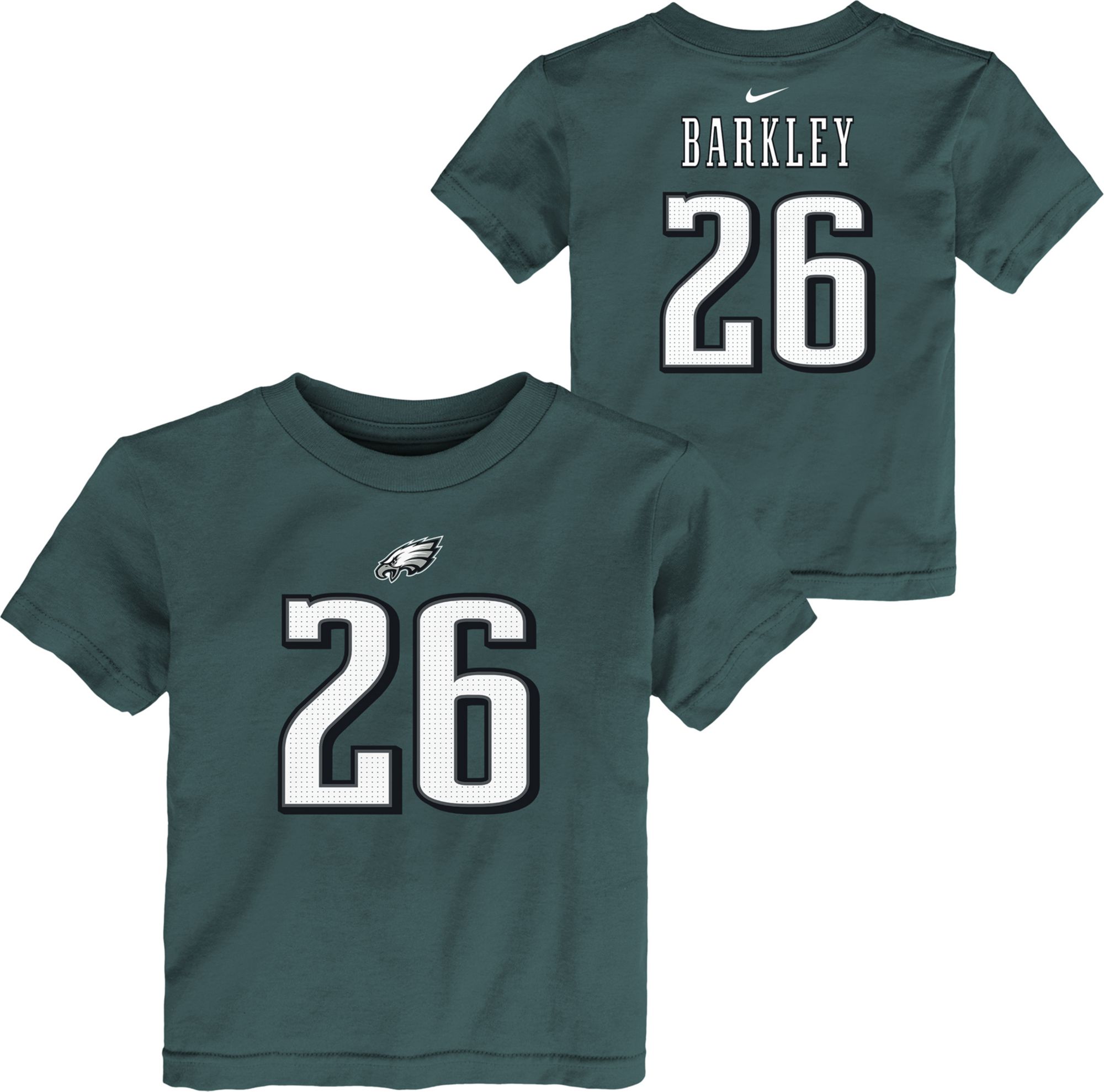 Nike Toddler Philadelphia Eagles Saquon Barkley #26 Sport Teal T-Shirt