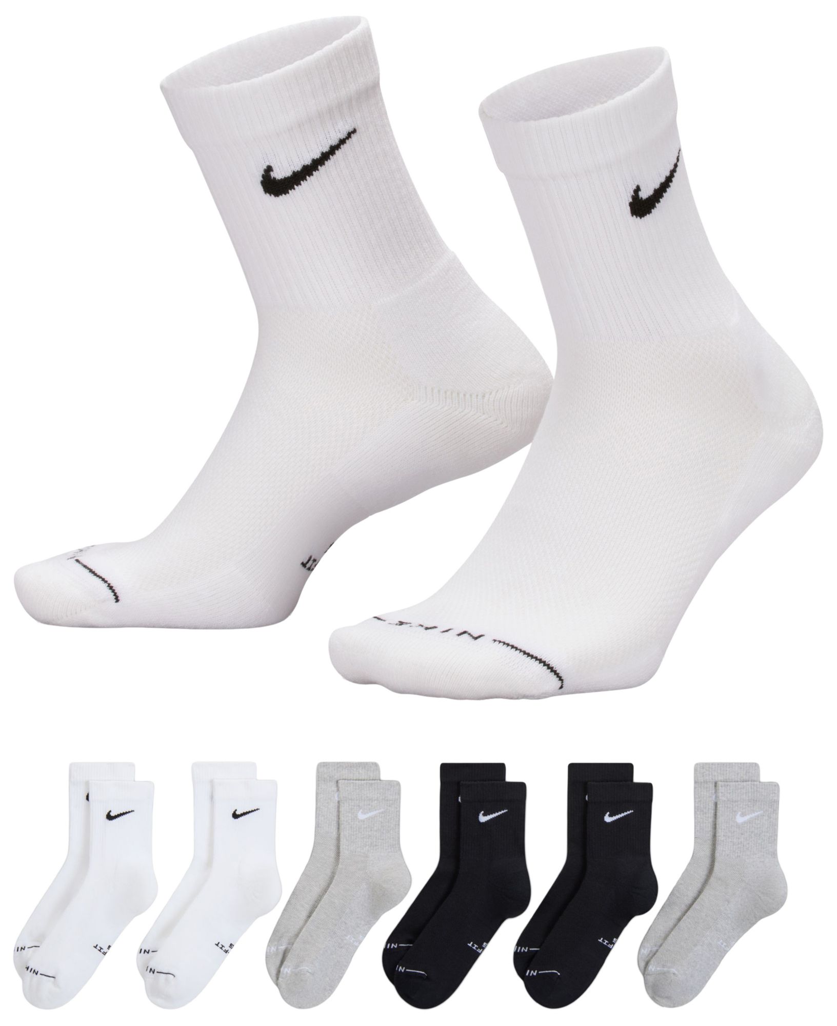 White/Carbon Heather/Blk
