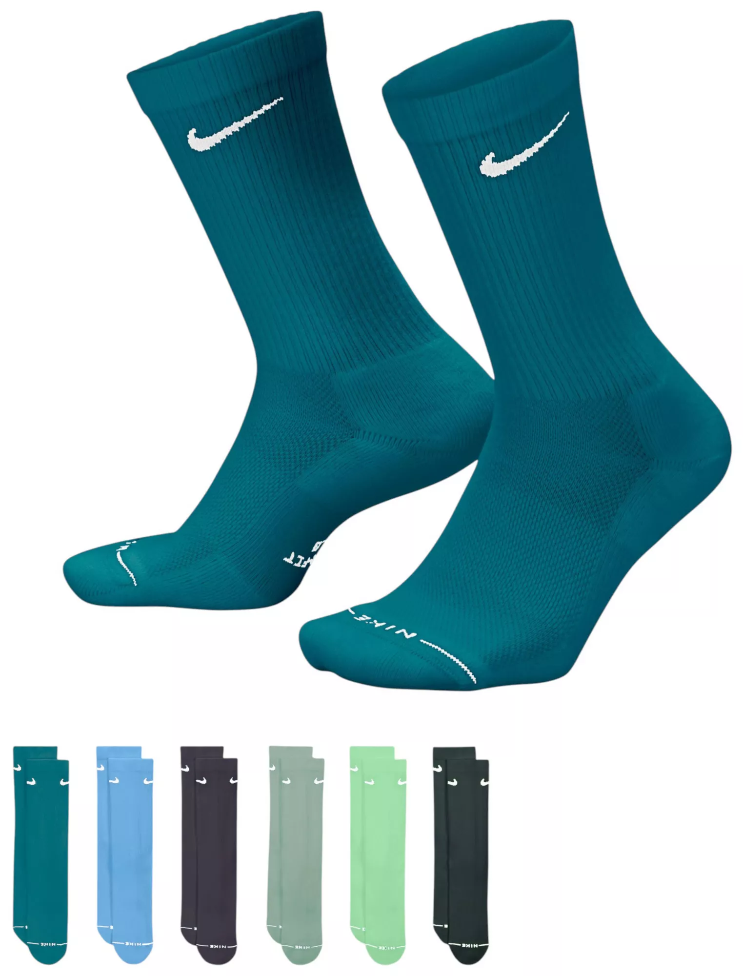Nike Everyday Elevated Crew Socks - 6 Pairs