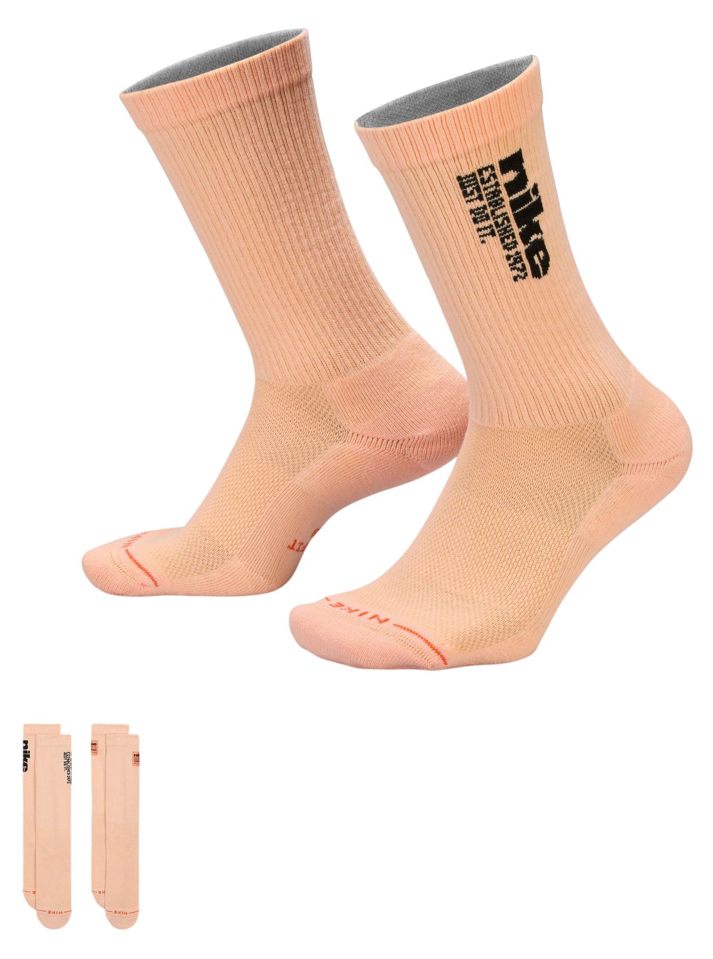 Nike Unisex Everyday Elevated Crew Socks - 2 Pairs