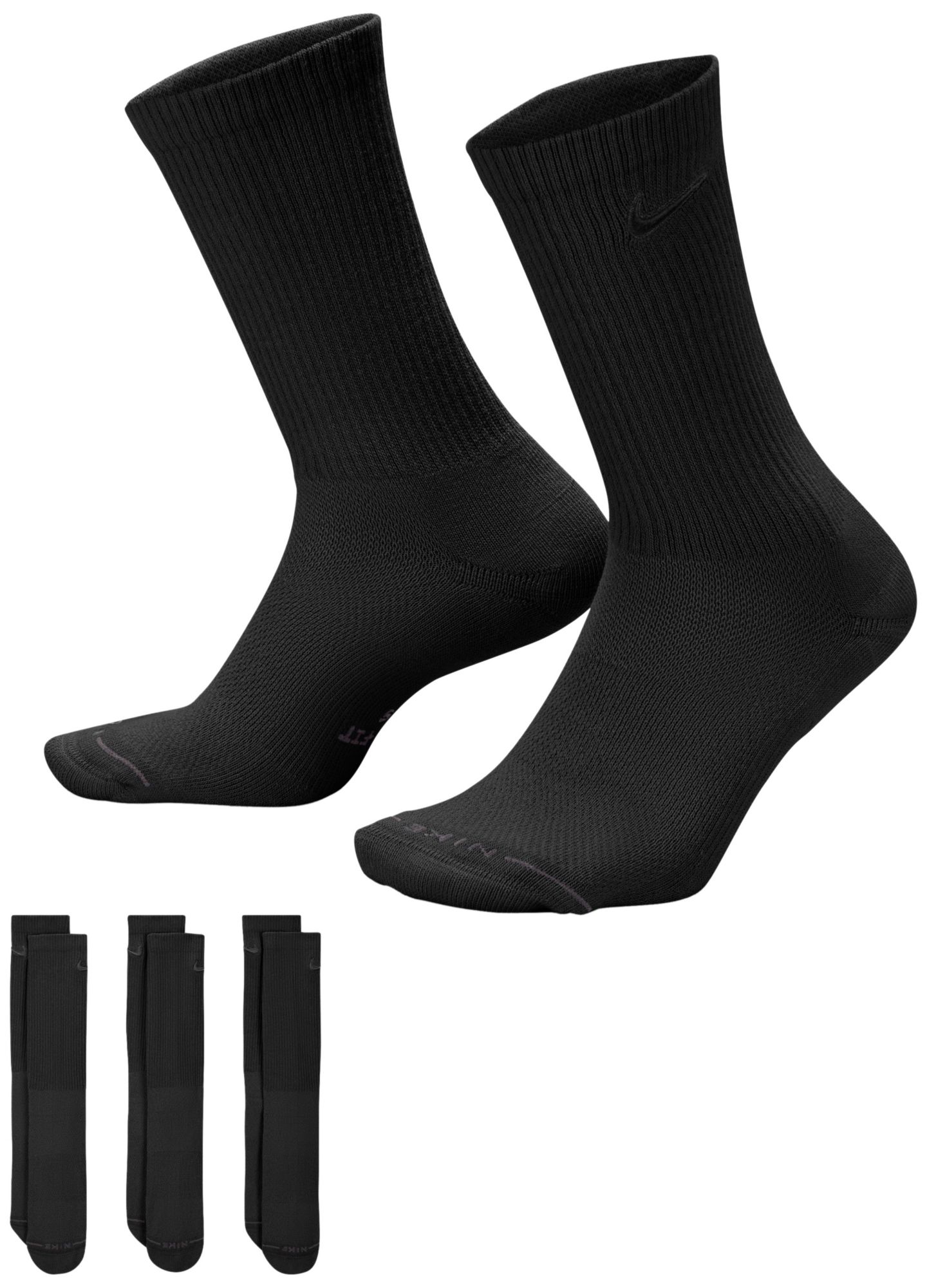 Nike Unisex Everyday Crew Socks - 3 Pairs