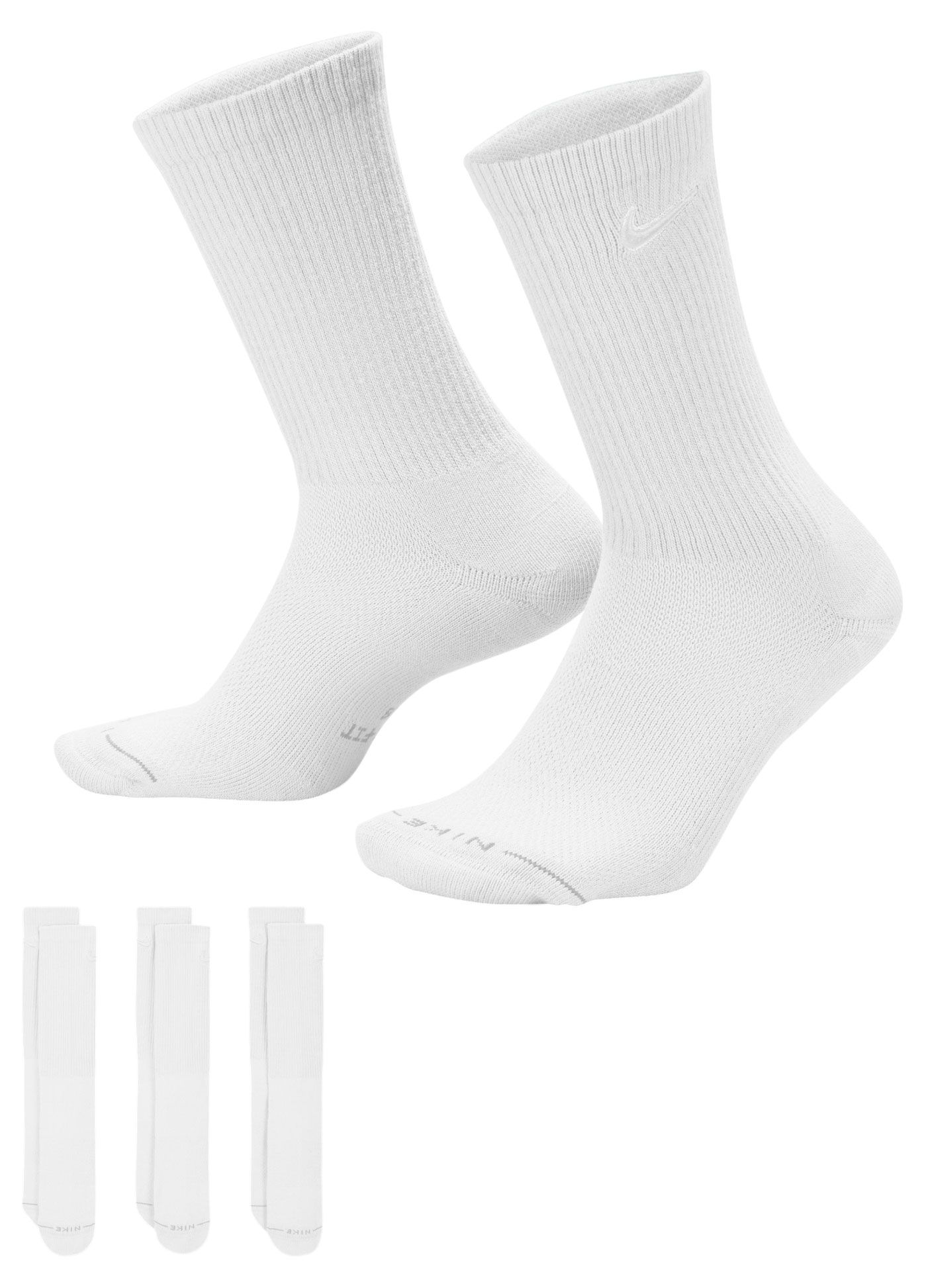 Nike Unisex Everyday Crew Socks - 3 Pairs