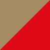 Bright Crimson/Black/Linen