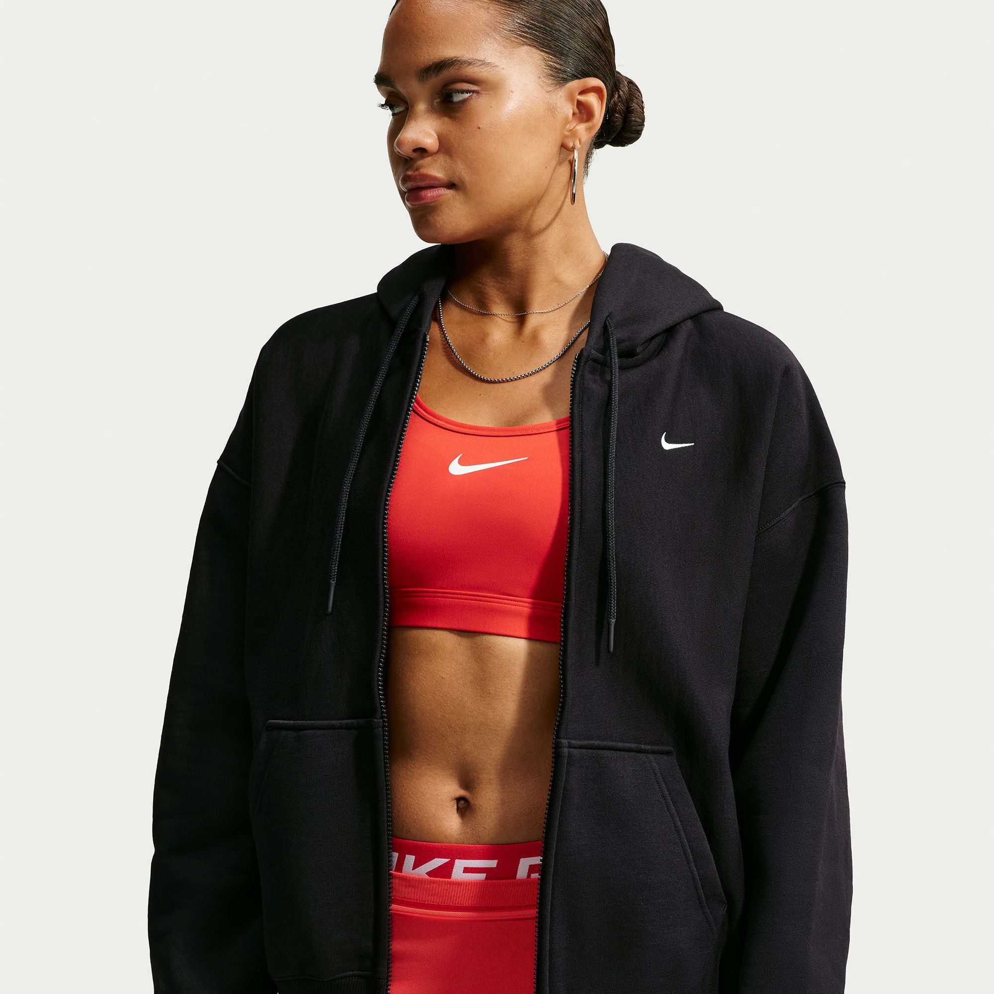 Nike Women's Studio Fleece Heavyweight Full-Zip Hoodie