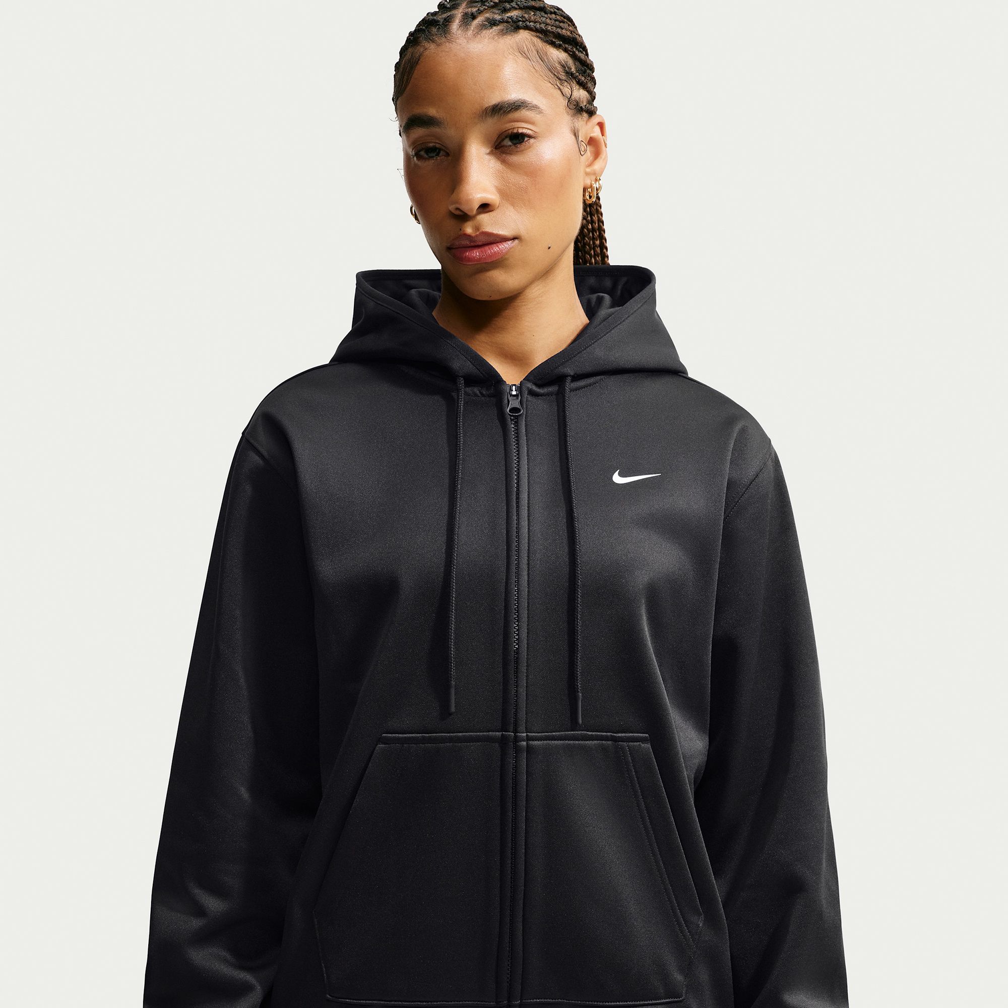 Nike Women's Studio Fleece Sport Therma-FIT Full-Zip Hoodie