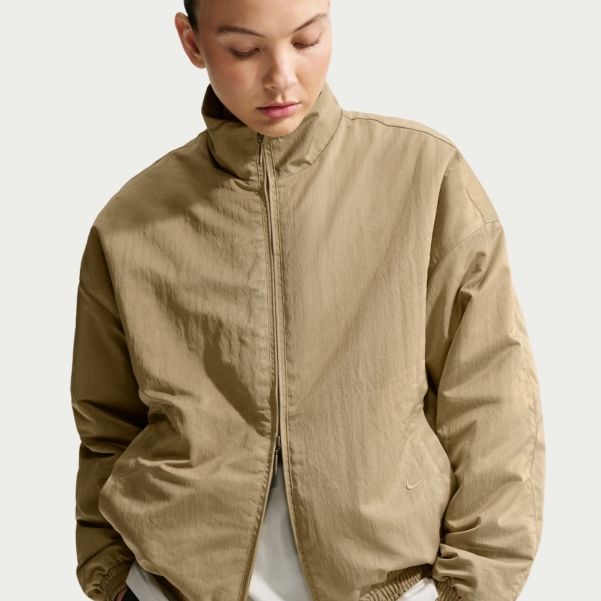 Nike Women's Caitlin Clark Standard Issue Dri-FIT Game Woven Synthetic-Fill Basketball Jacket