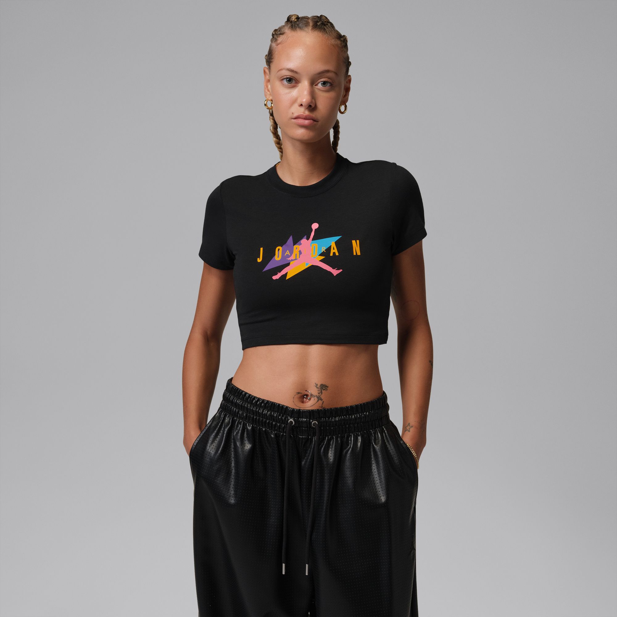 Jordan Women's Flight Cropped Graphic T-Shirt