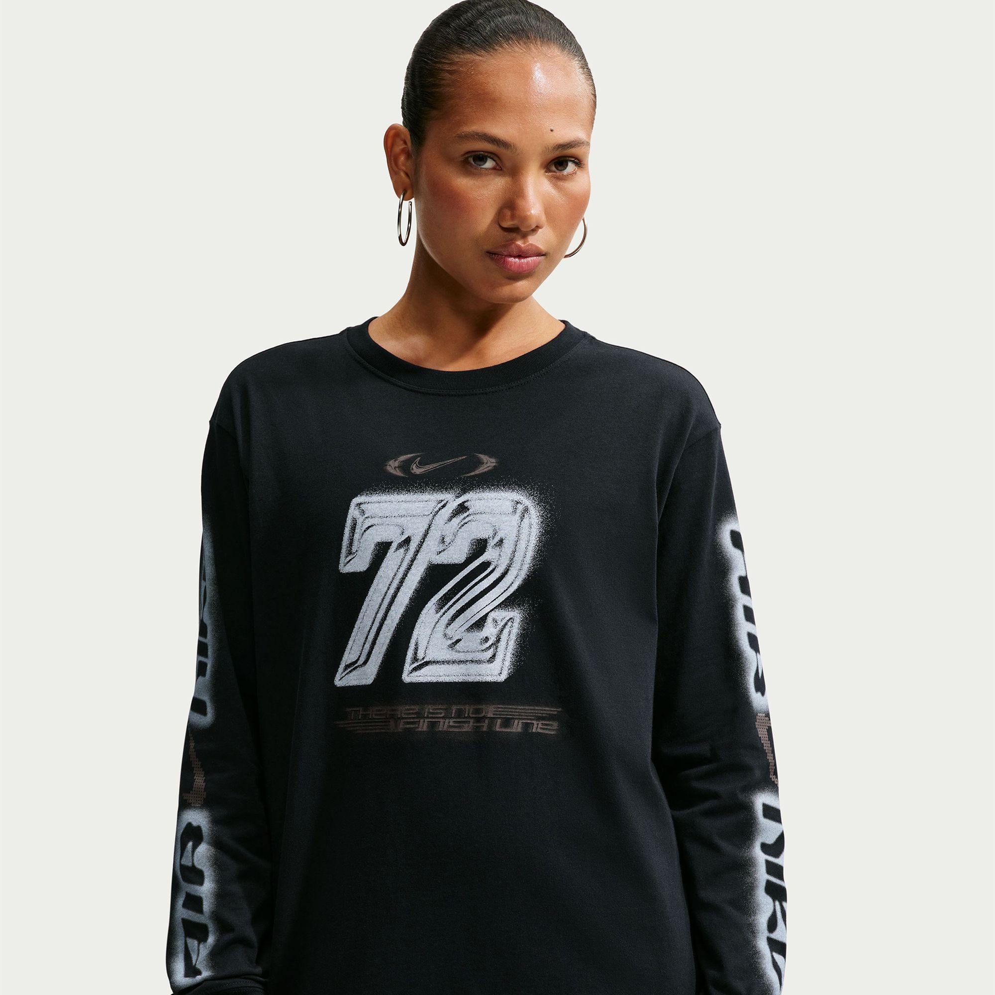 Nike Women's Sportswear 72 Long-Sleeve Graphic T-Shirt