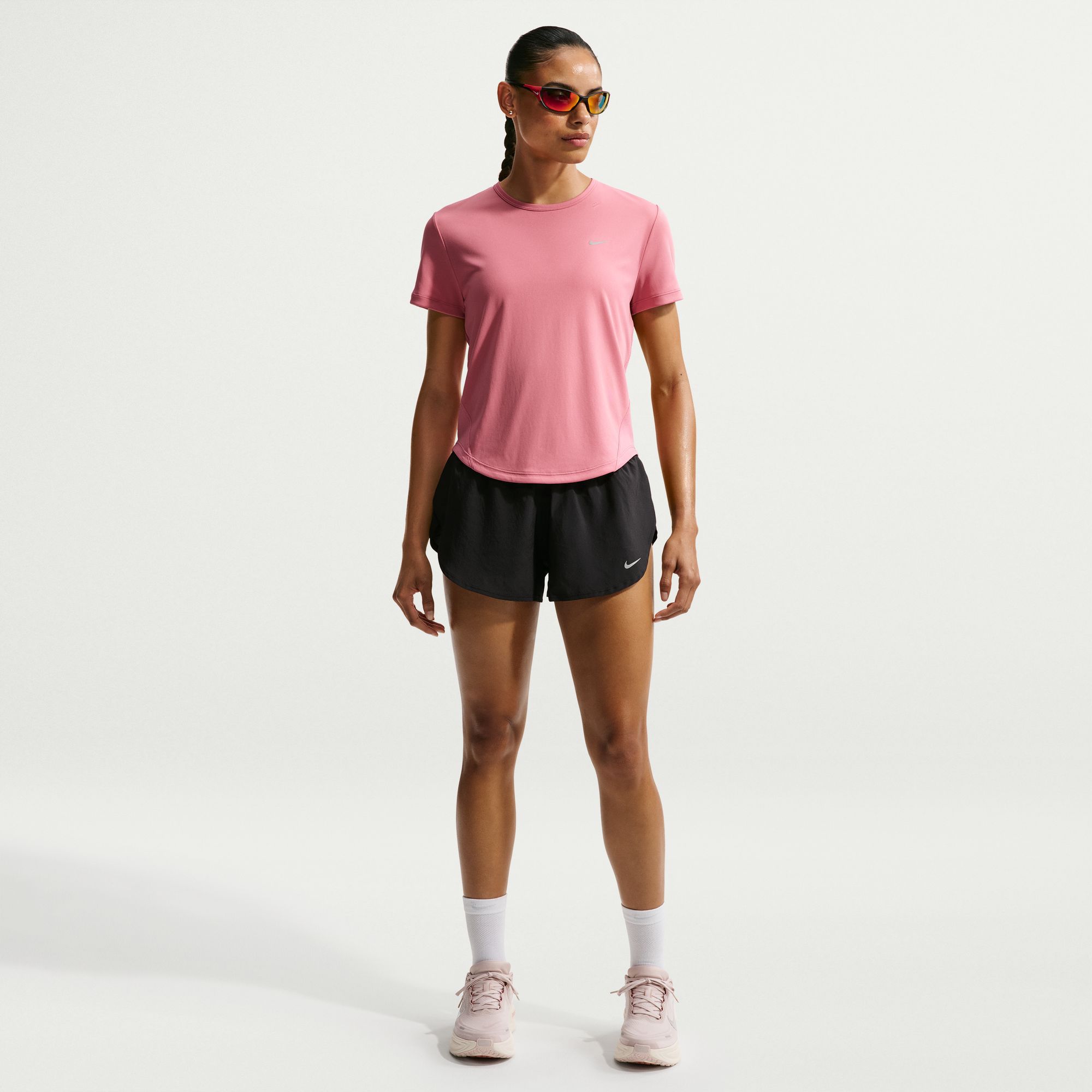 Nike Women's Flow Dri-FIT Mid-Rise Running Shorts