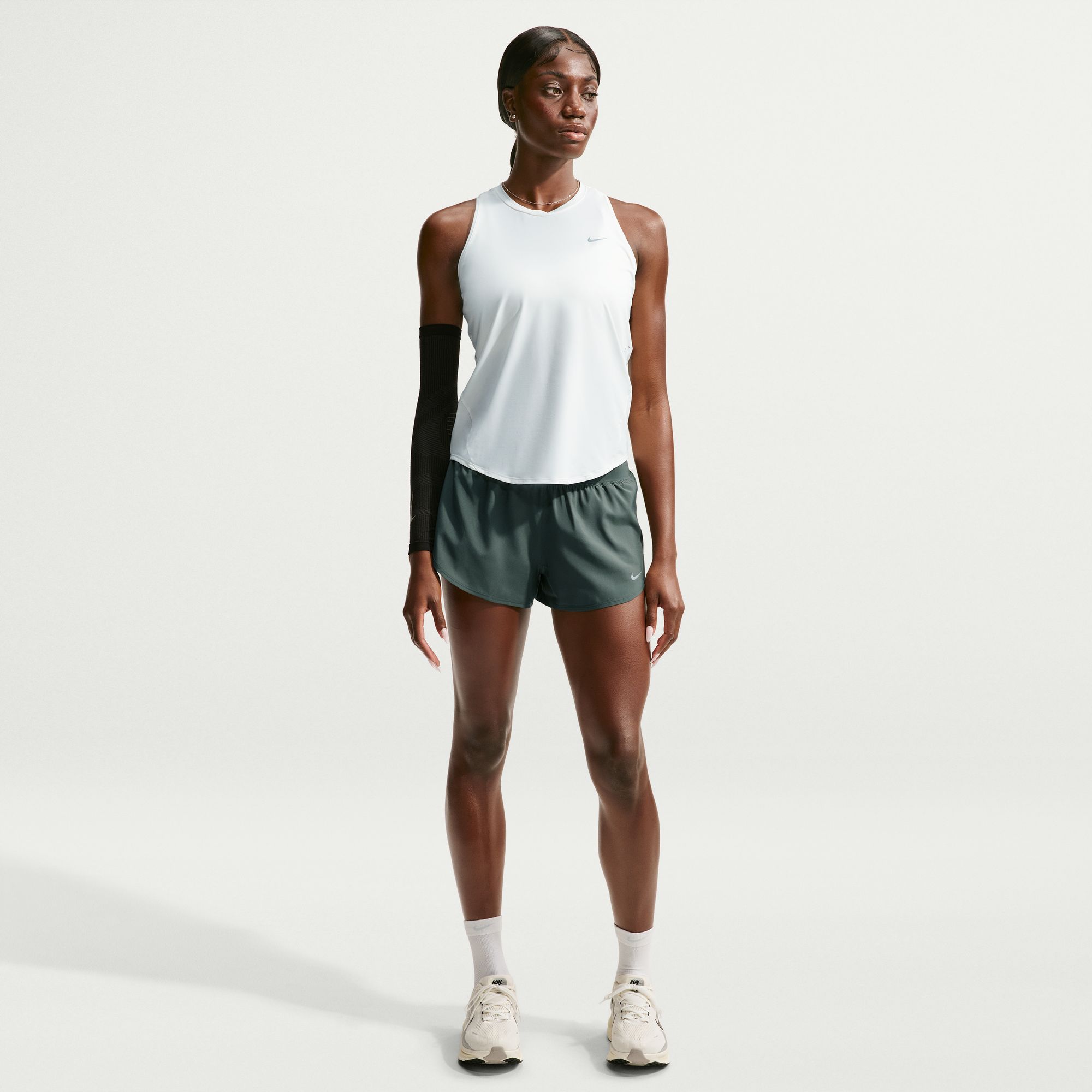 Nike Women's Flow Dri-FIT Mid-Rise Running Shorts
