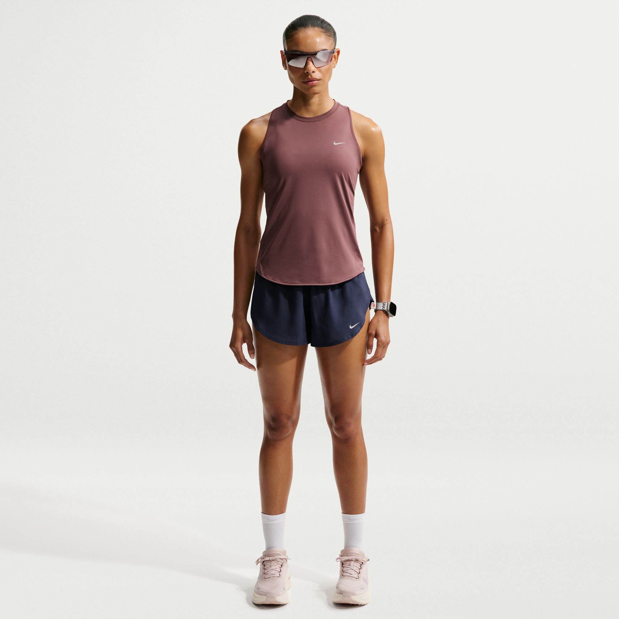 Nike Women's Flow Dri-FIT Mid-Rise Running Shorts