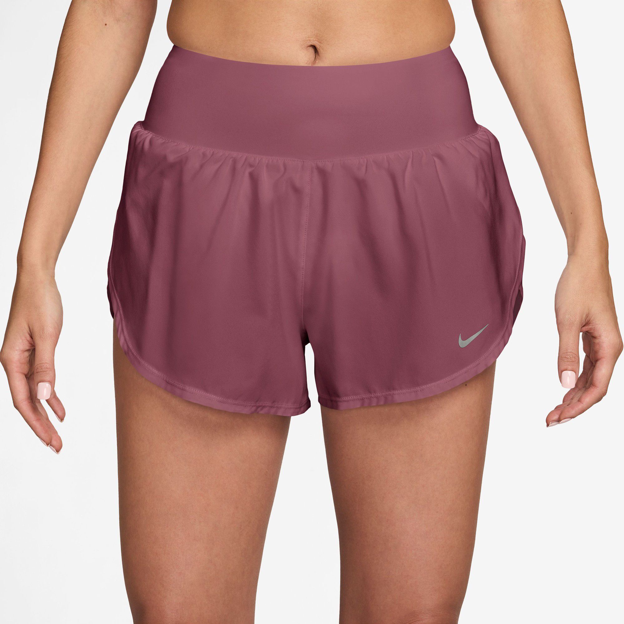 Nike Women's Flow Dri-FIT Mid-Rise Running Shorts