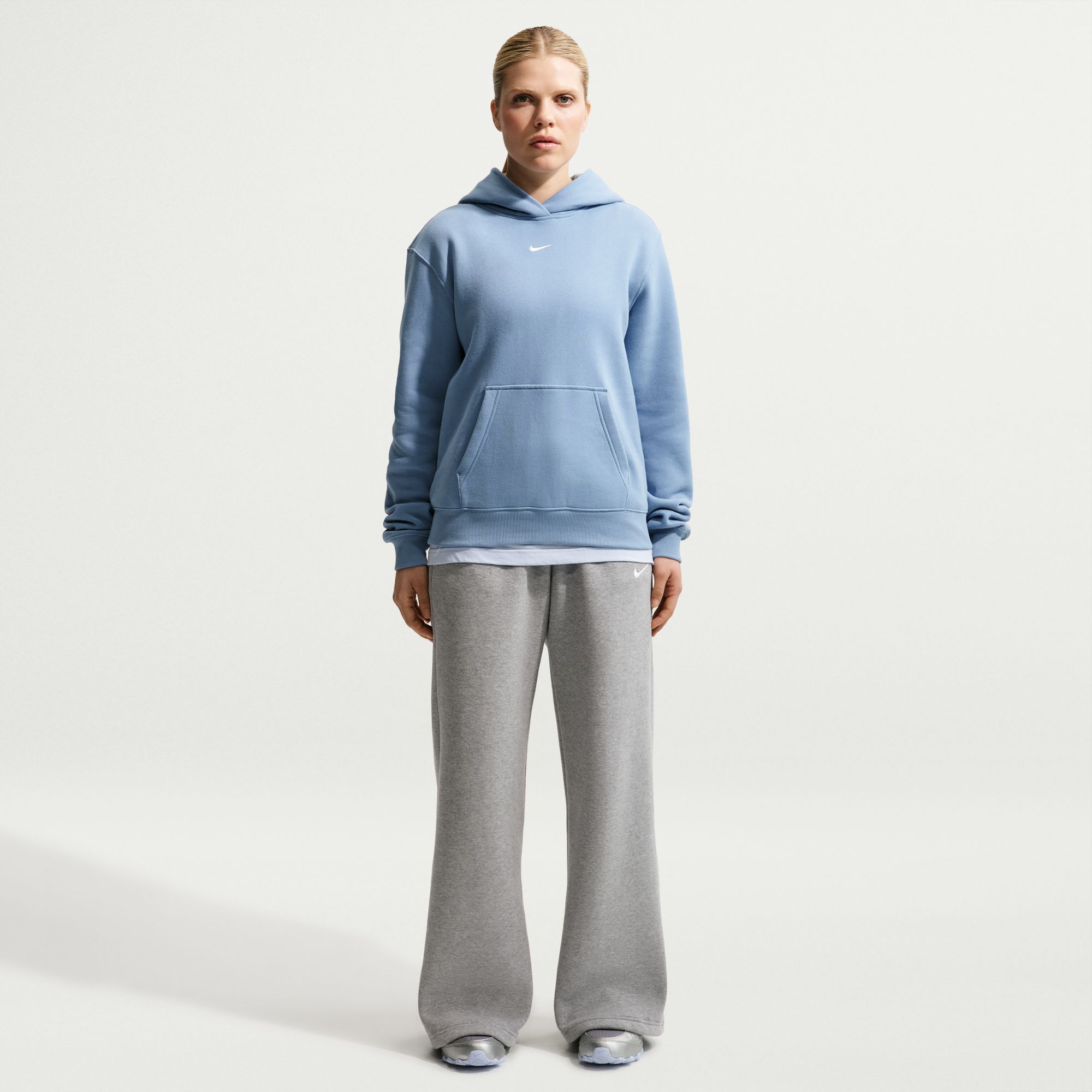 Nike Women's Studio Fleece Wide-Leg Pants