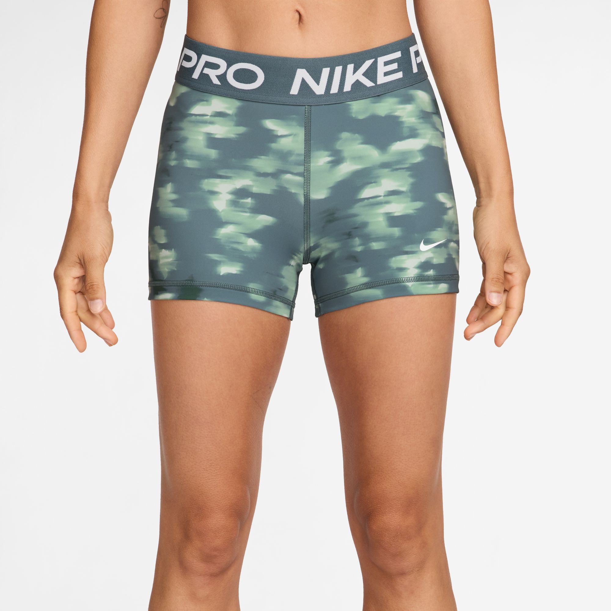 Nike Women's Pro 3" Mid-Rise Printed Biker Shorts