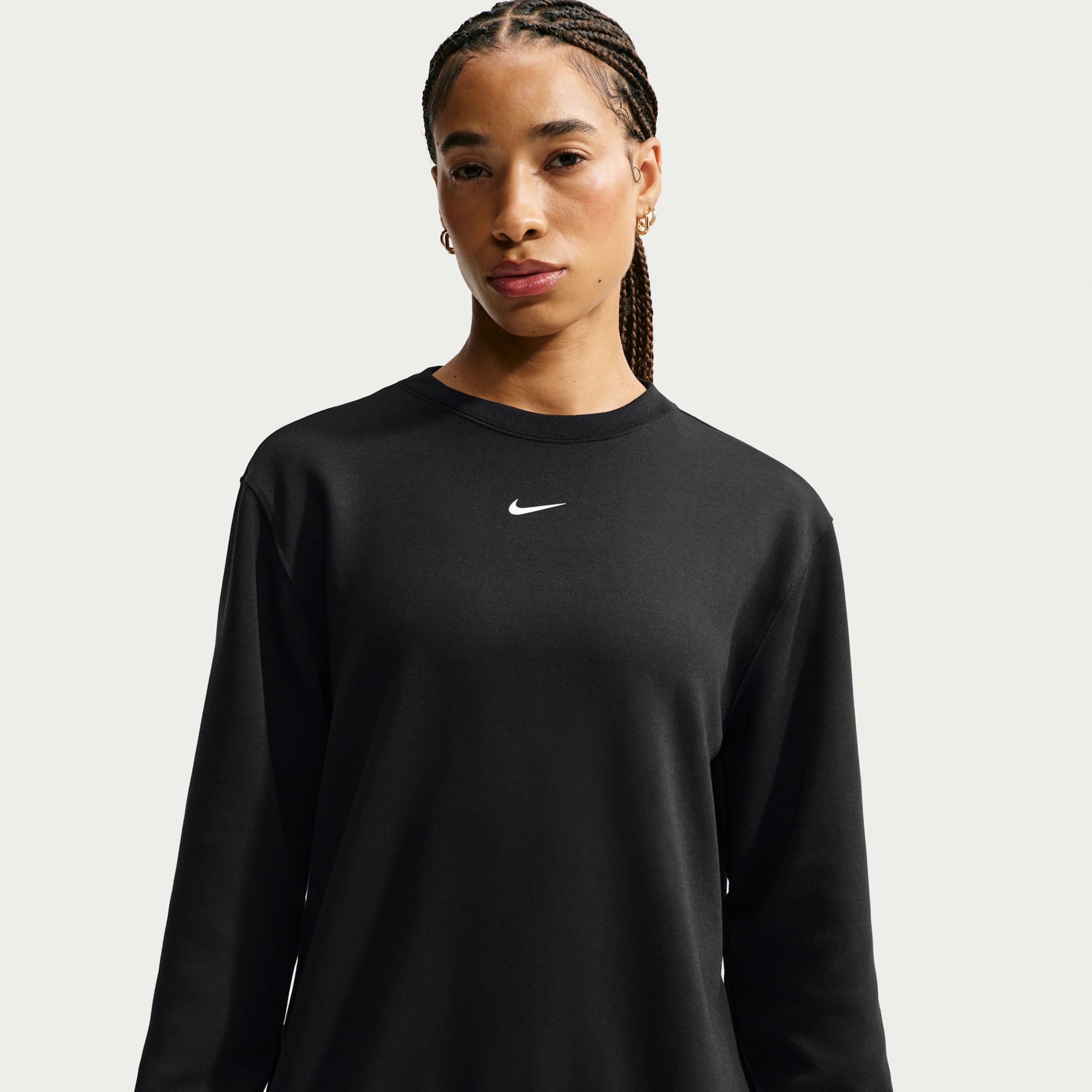 Nike Women's Studio Fleece Sport Crewneck Sweatshirt