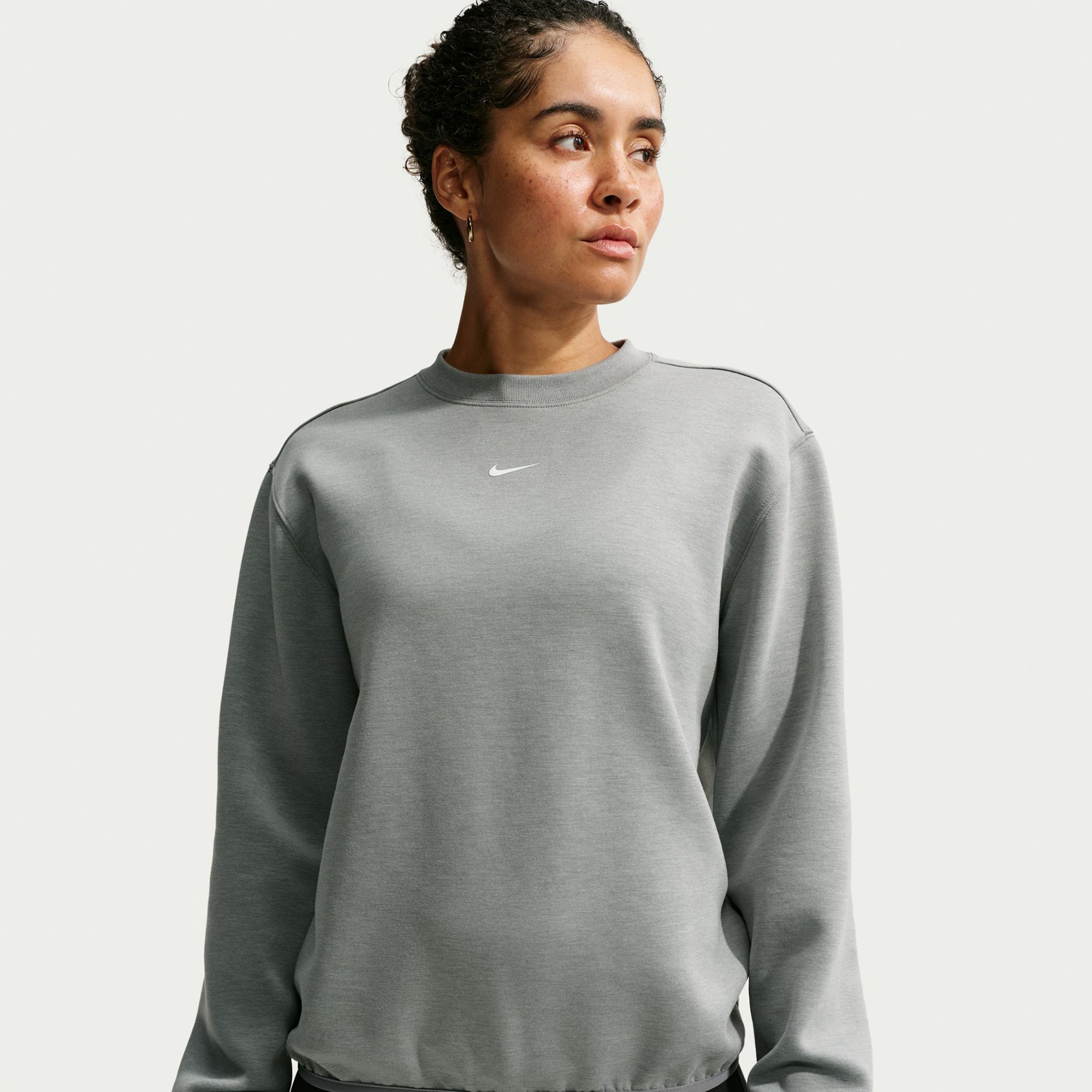 Nike Women's Studio Fleece Sport Crewneck Sweatshirt