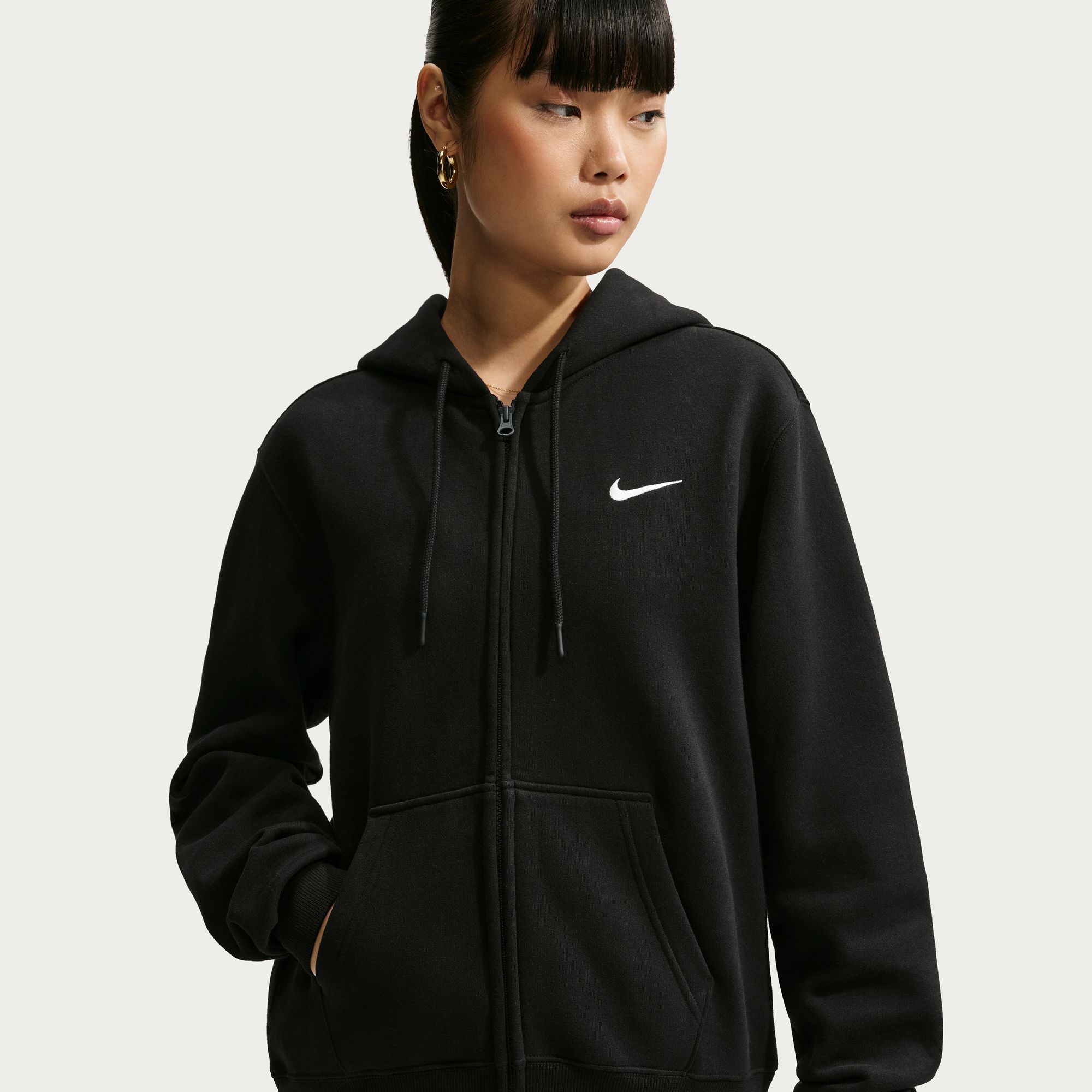 Nike Women's Studio Fleece Full-Zip Hoodie