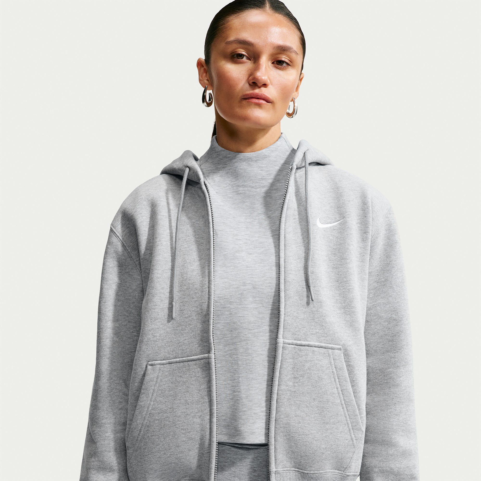 Nike Women's Studio Fleece Full-Zip Hoodie