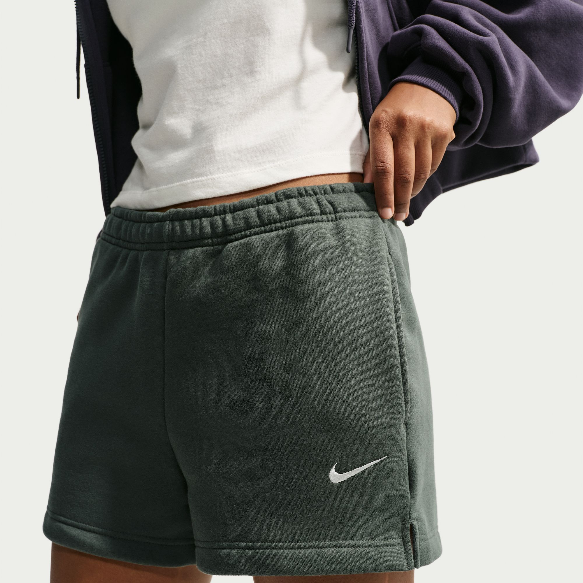 Nike Women's Studio Fleece Medium Weight Shorts