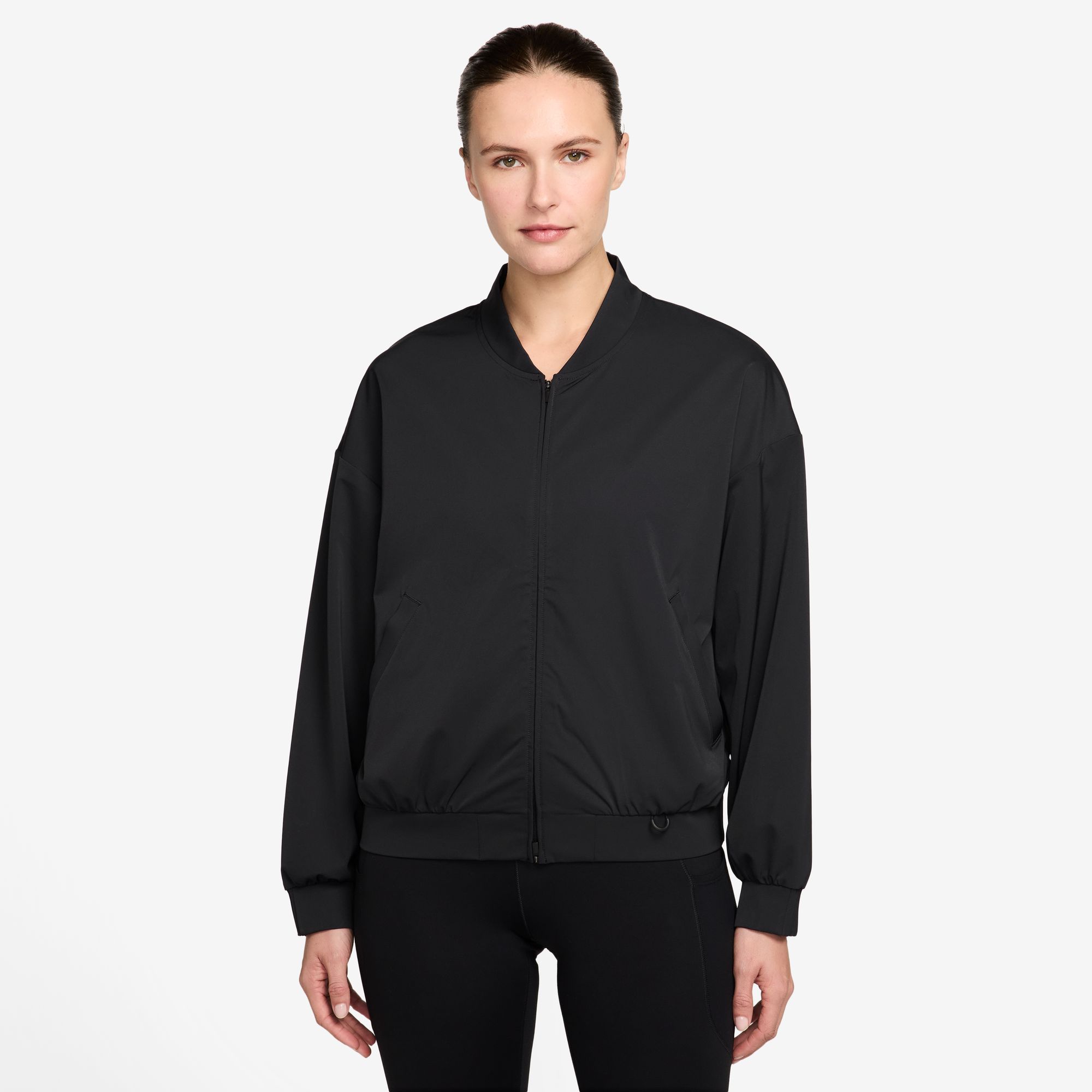 Nike Women's 24.7 PerfectStretch Dri-FIT UV Protection Oversized Bomber Jacket