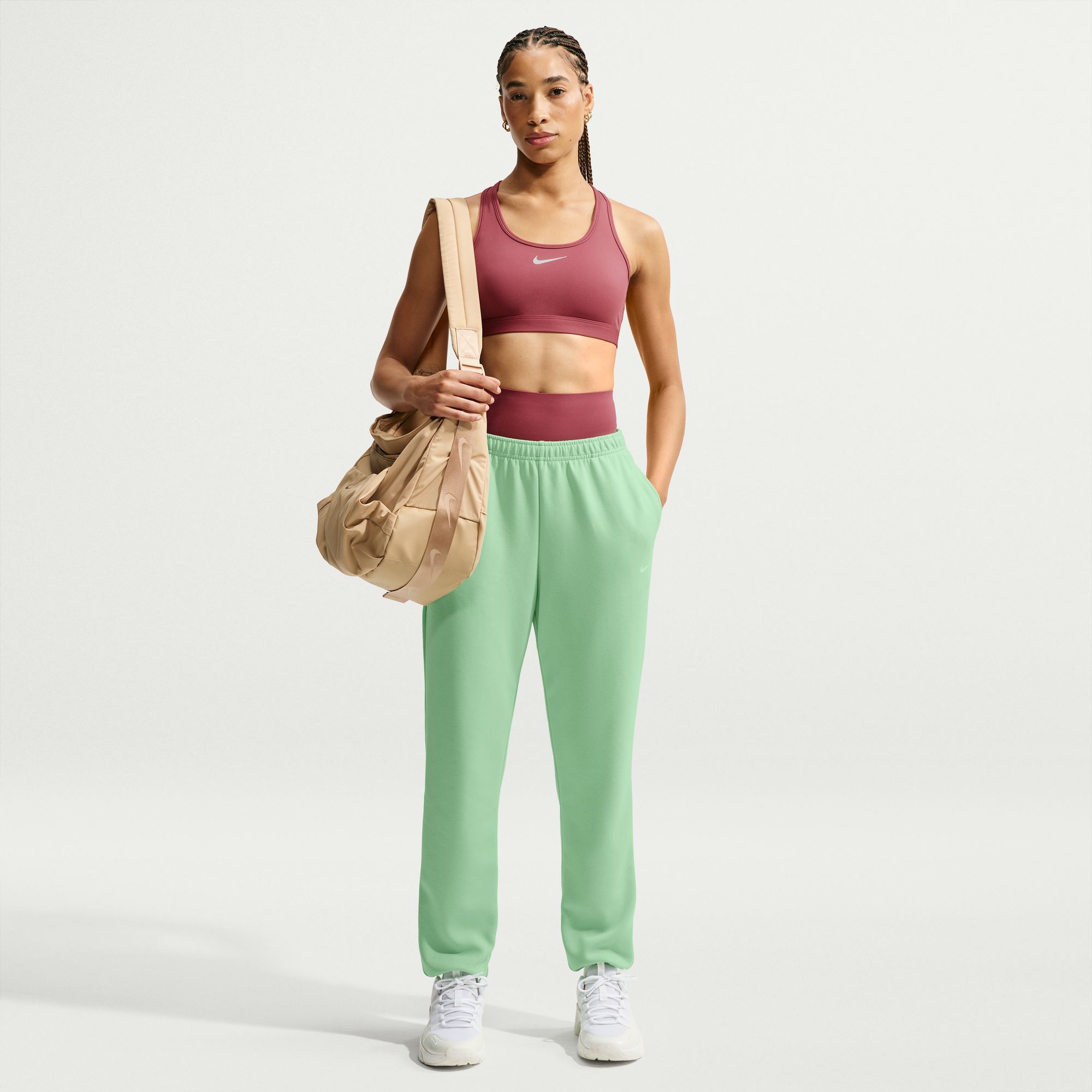 Nike Women's Studio Fleece Dri-FIT Pants