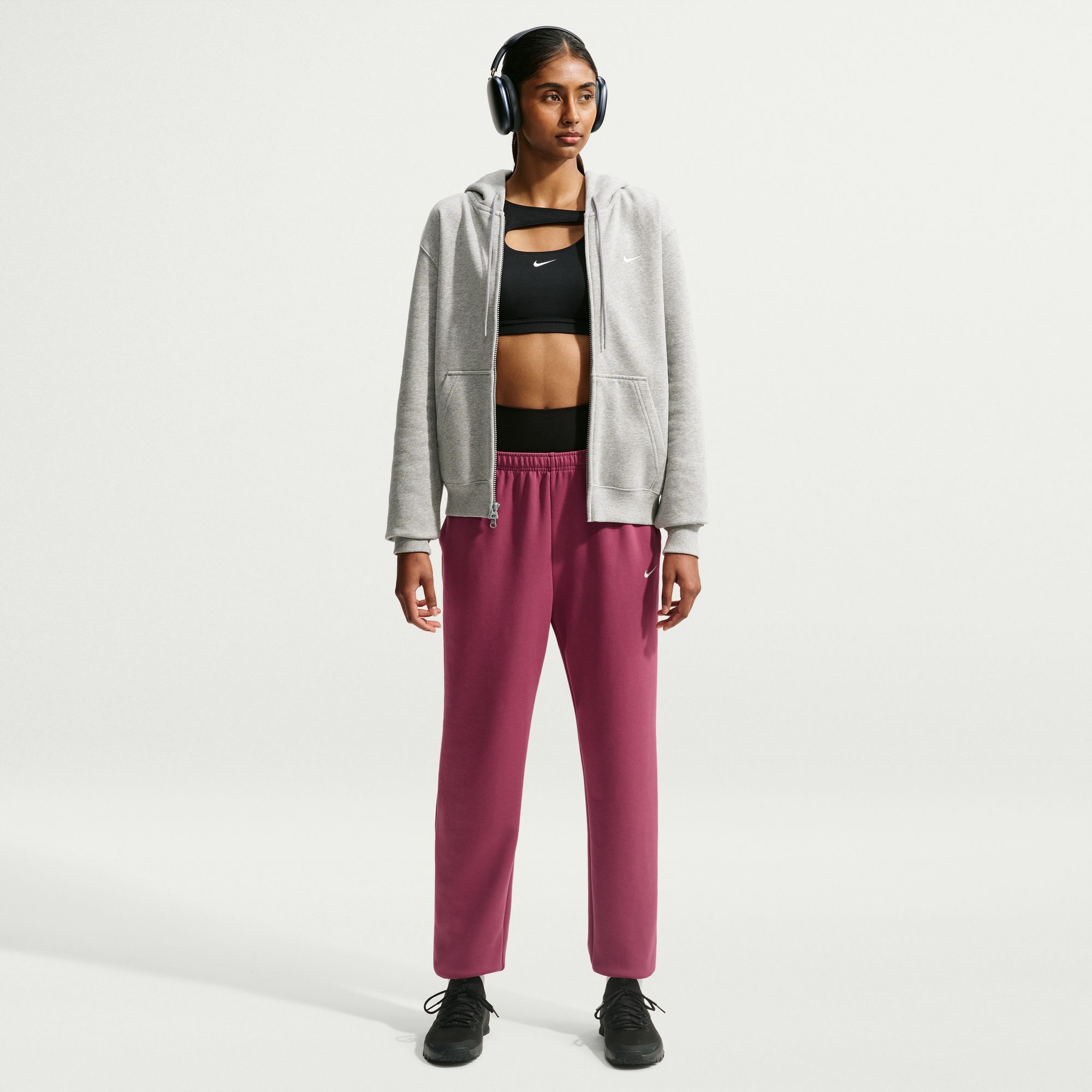 Nike Women's Studio Fleece Dri-FIT Pants