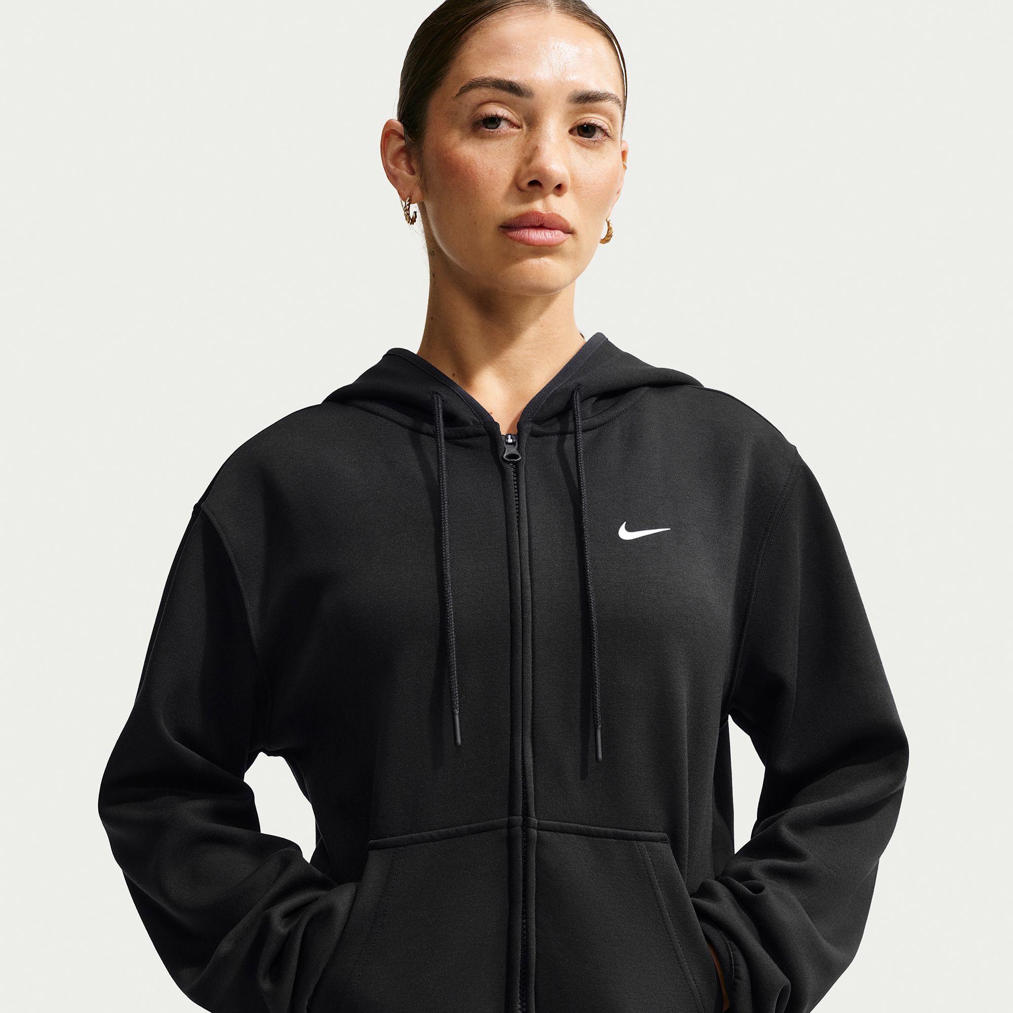 Nike Women's Studio Fleece Sport Full-Zip Hoodie