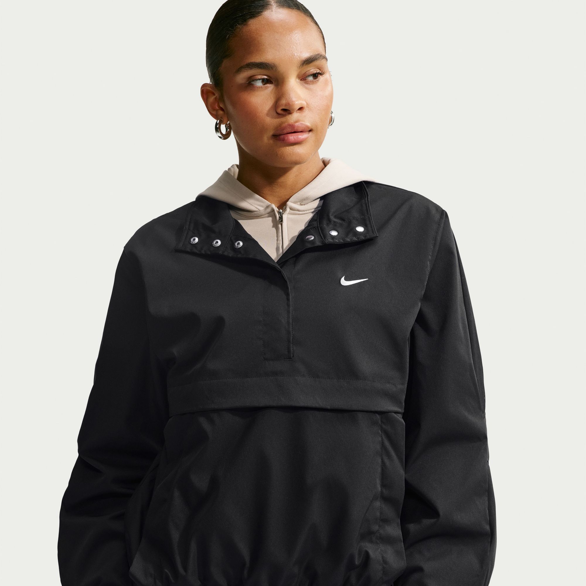 Nike Women's Sportswear Loose 1/4-Snap Jacket