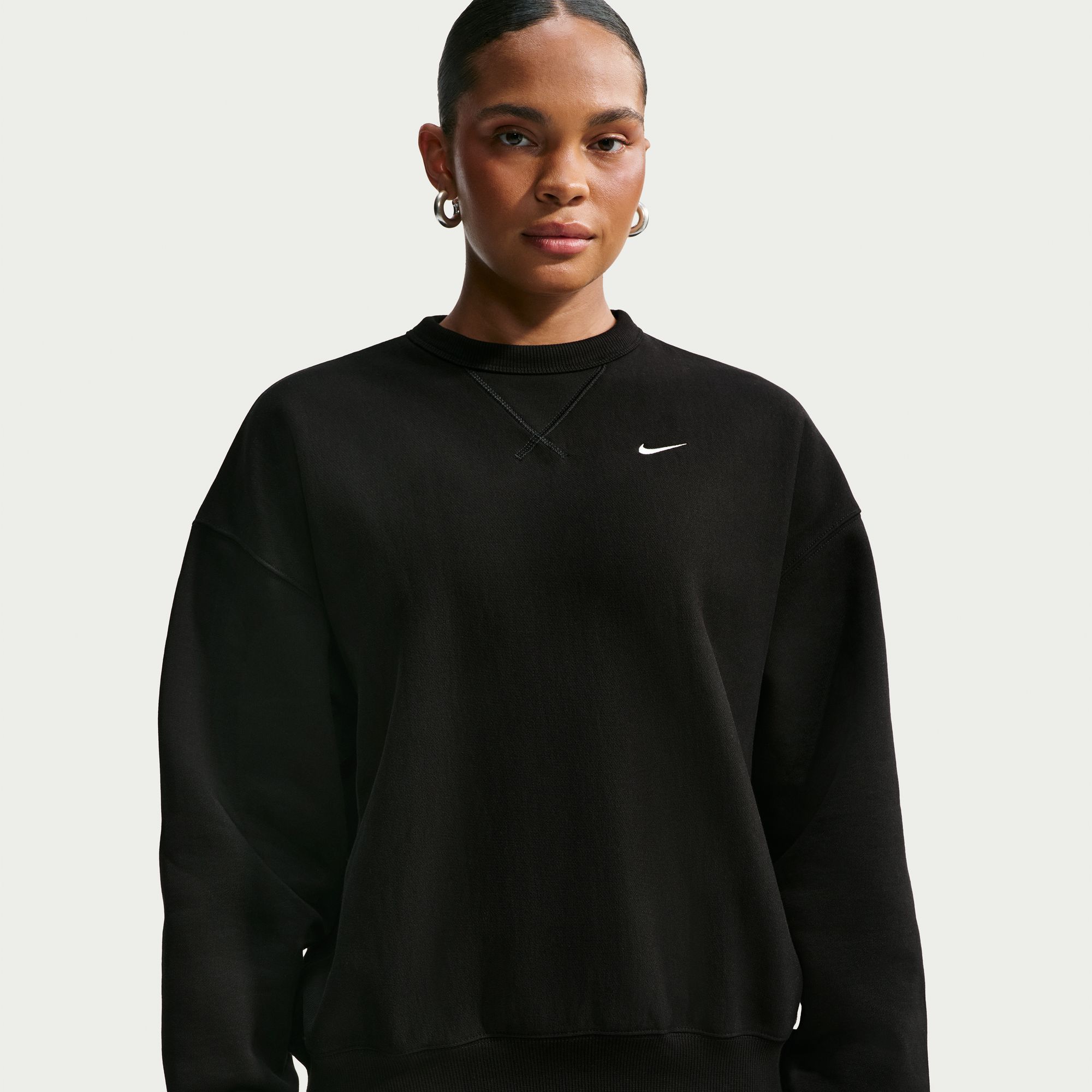 Nike Women's Studio Fleece Heavyweight Oversized Crew