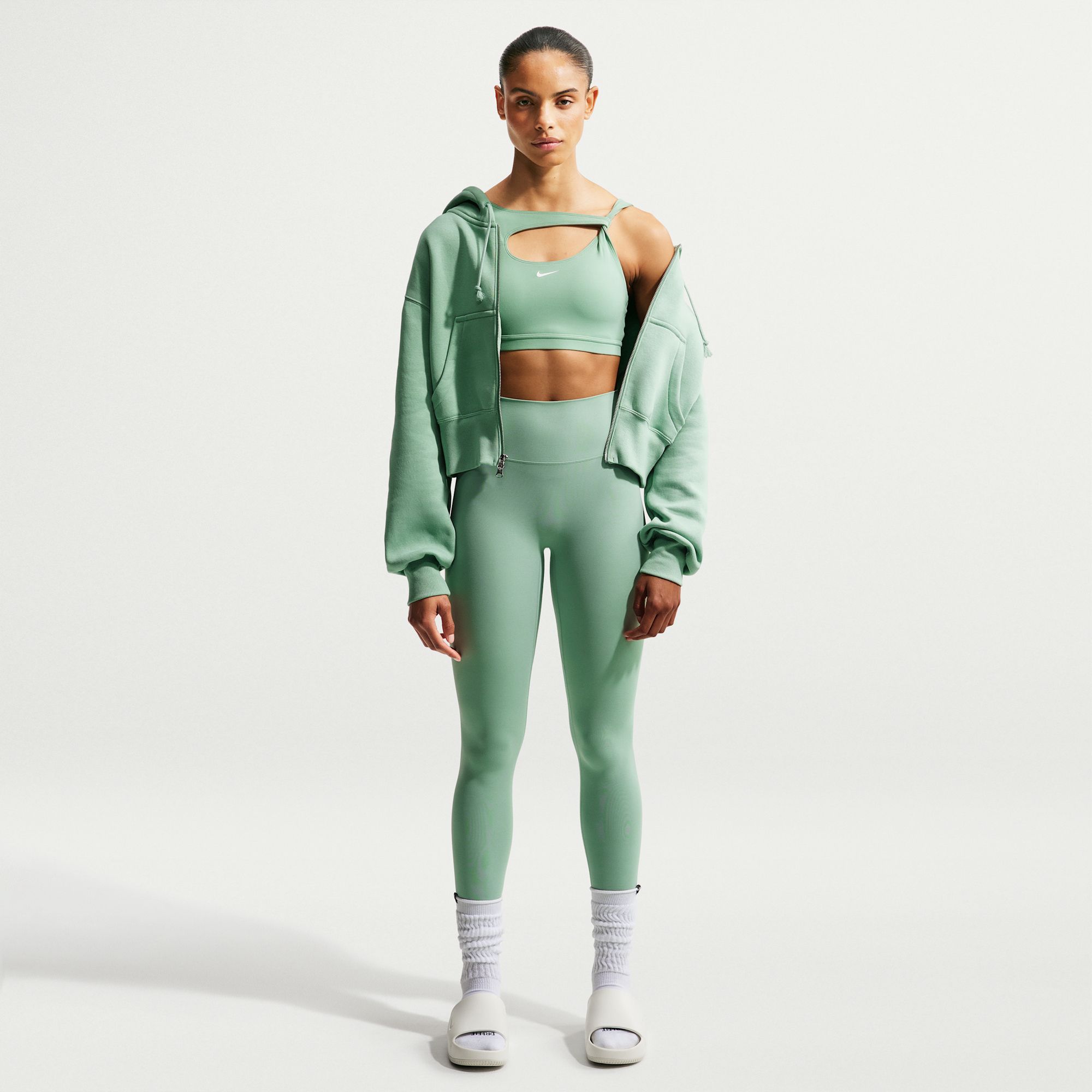 Nike Women's Zenvy High-Waisted Full-Length Leggings with No Front Seam