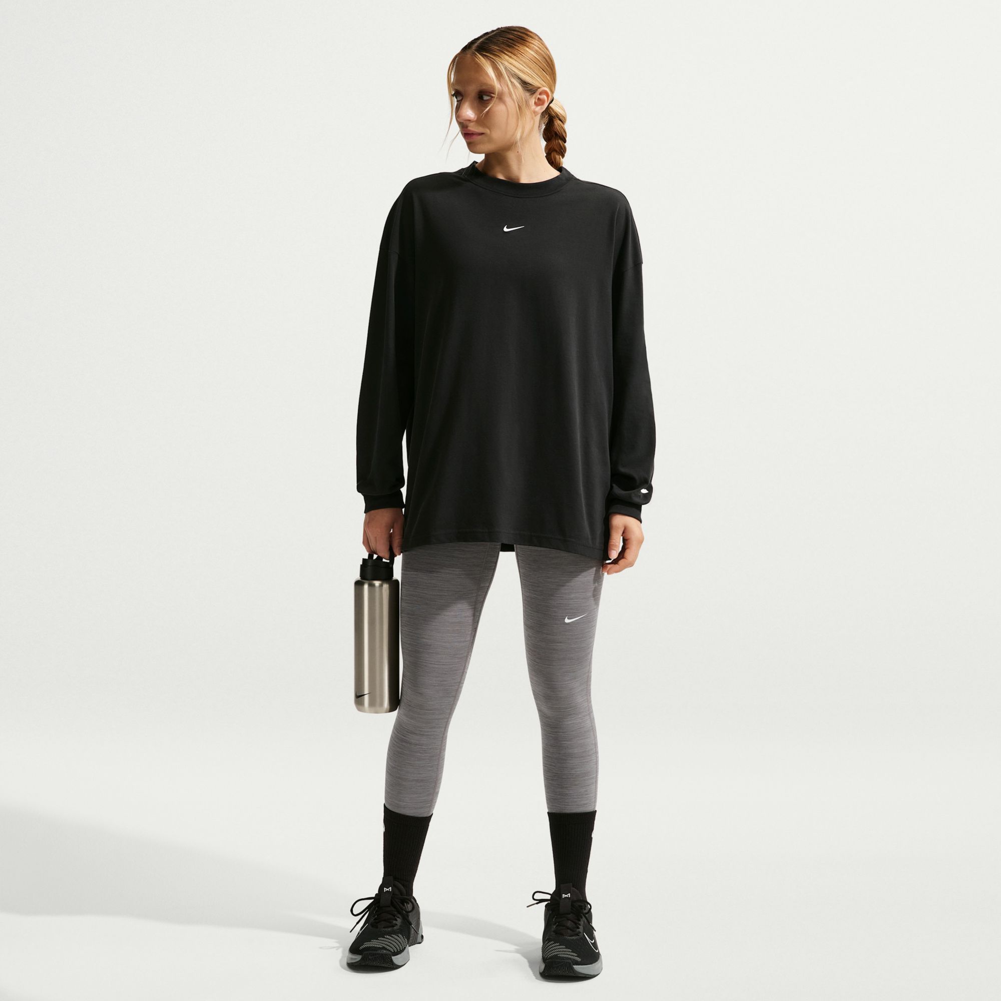 Nike Women's Pro Mid-Rise Full-Length Leggings