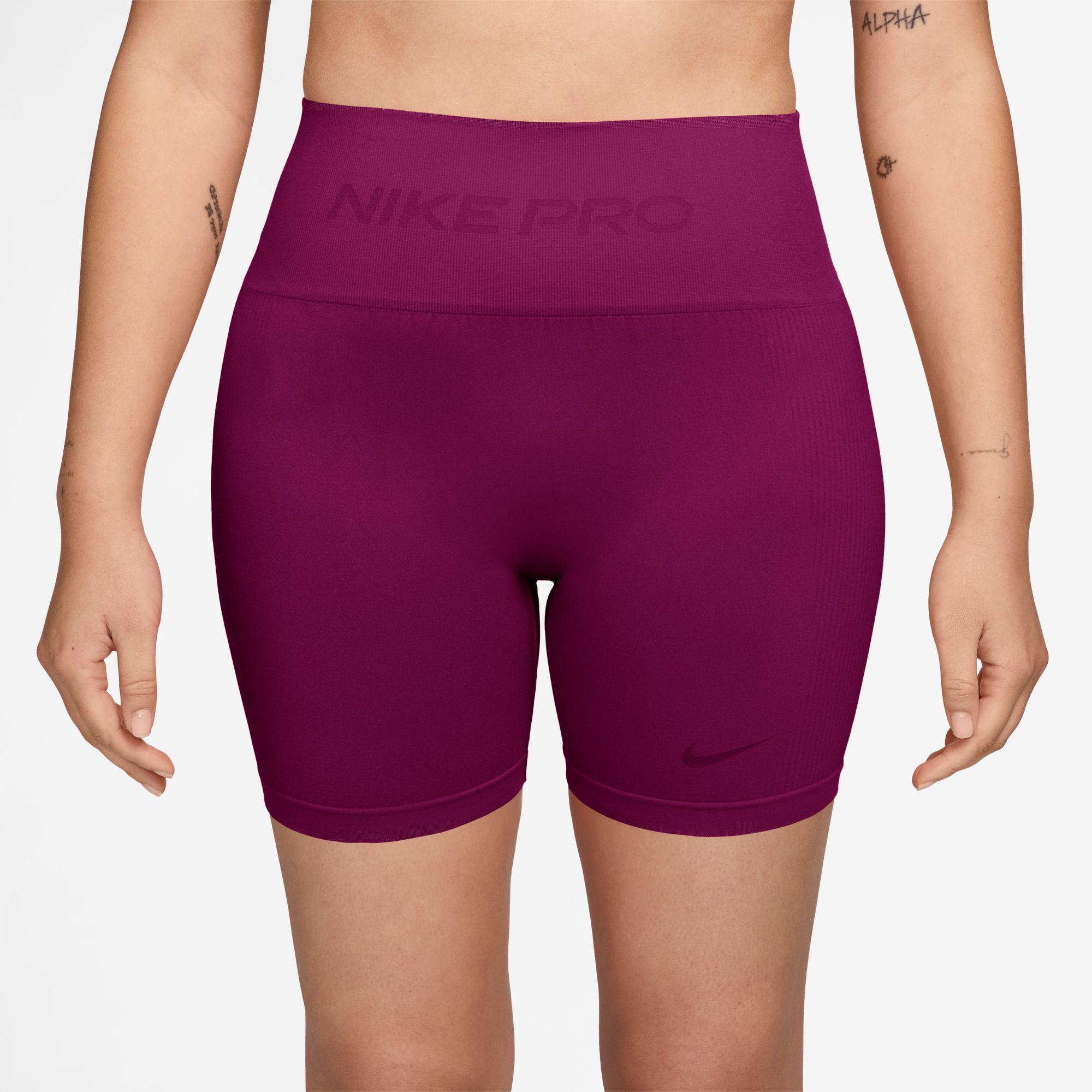 Nike Women's Pro Seamless Dri-FIT High-Waisted 5" Biker Shorts