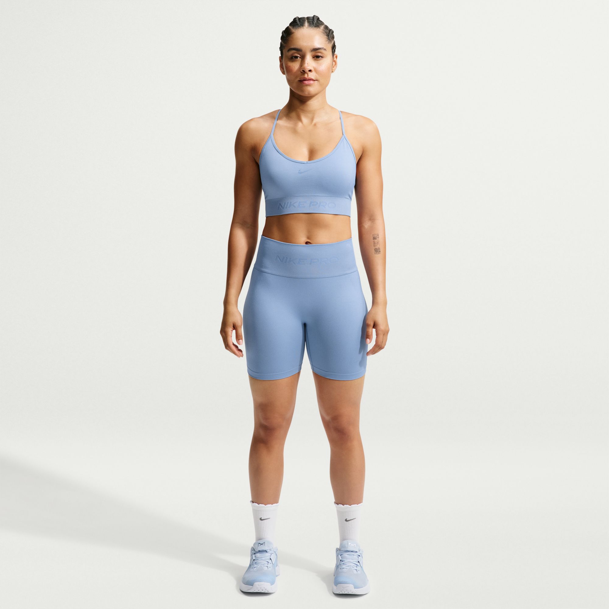 Nike Women's Pro Seamless Dri-FIT High-Waisted 5" Biker Shorts