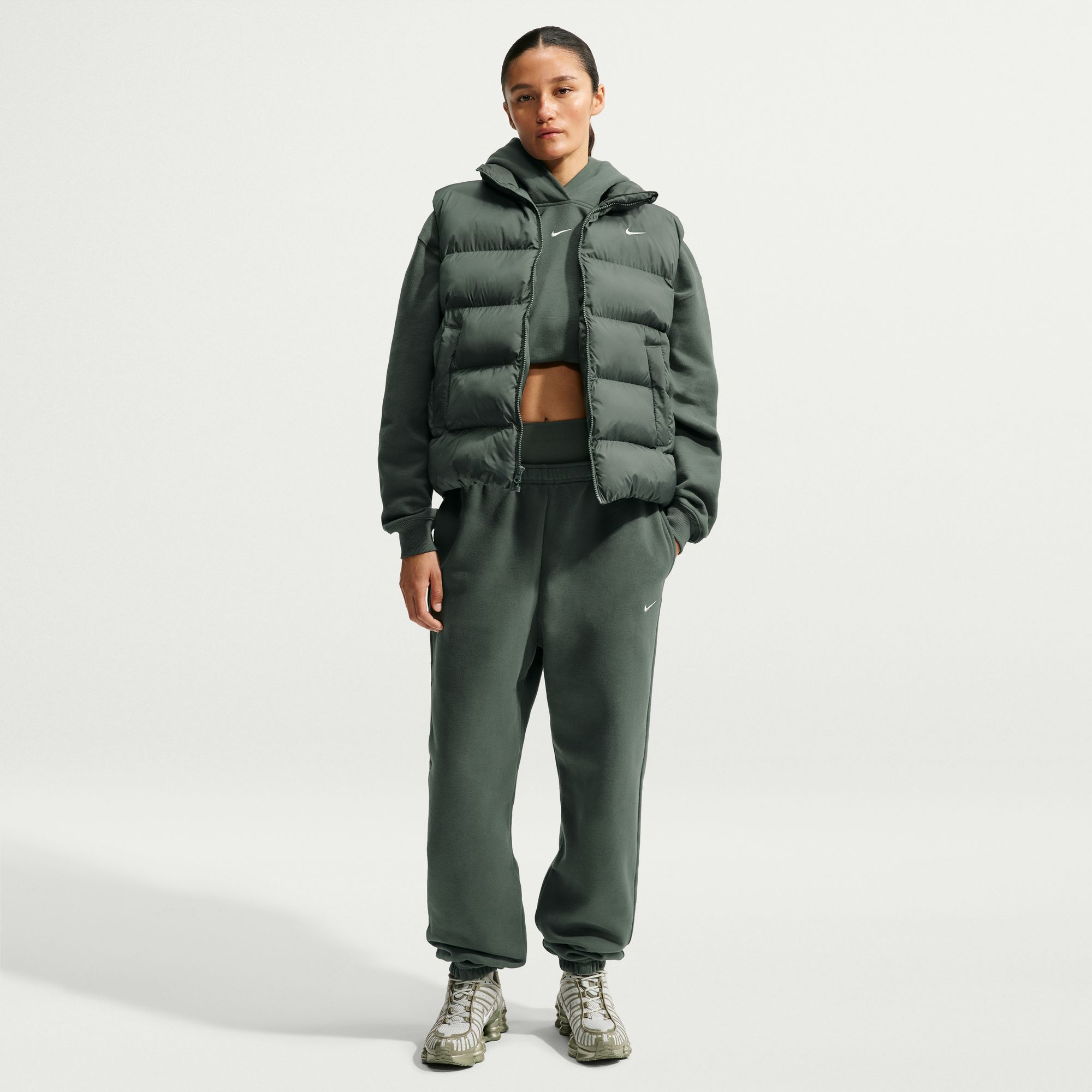 Nike Women's Studio Fleece Oversized Cuffed Pants