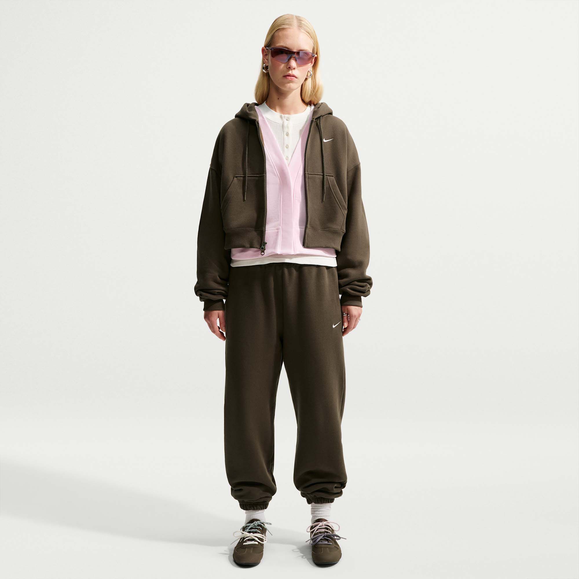 Nike Women's Studio Fleece Oversized Cuffed Pants