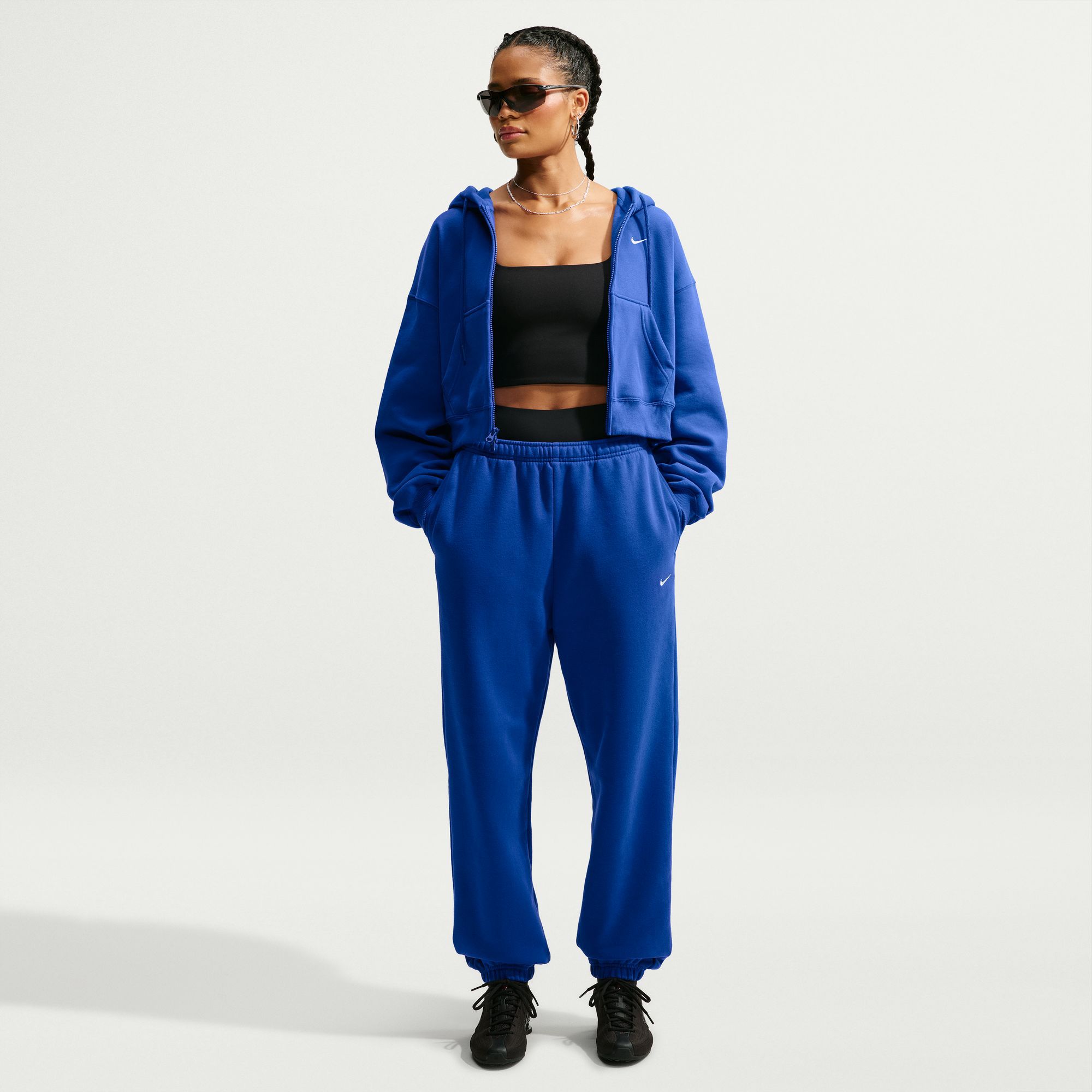 Nike Women's Studio Fleece Oversized Cuffed Pants