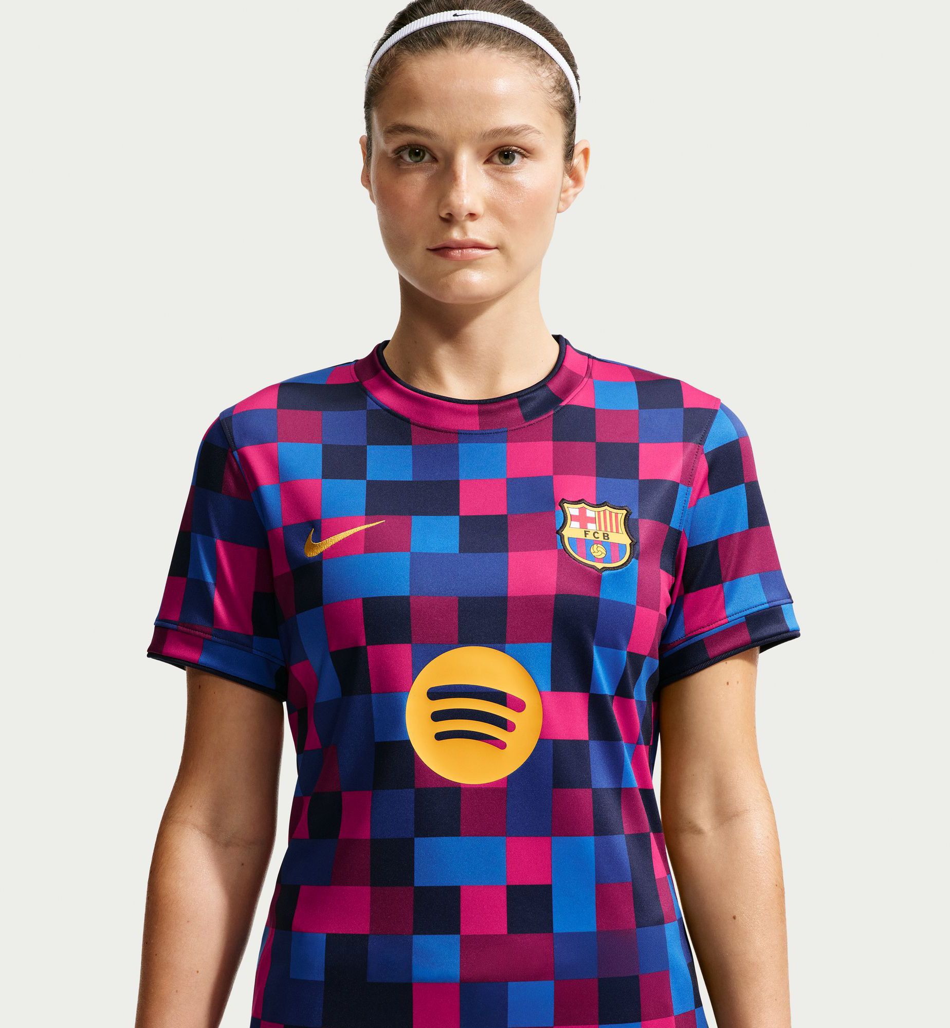Nike Women's FC Barcelona 2026 Home Prematch Replica Jersey