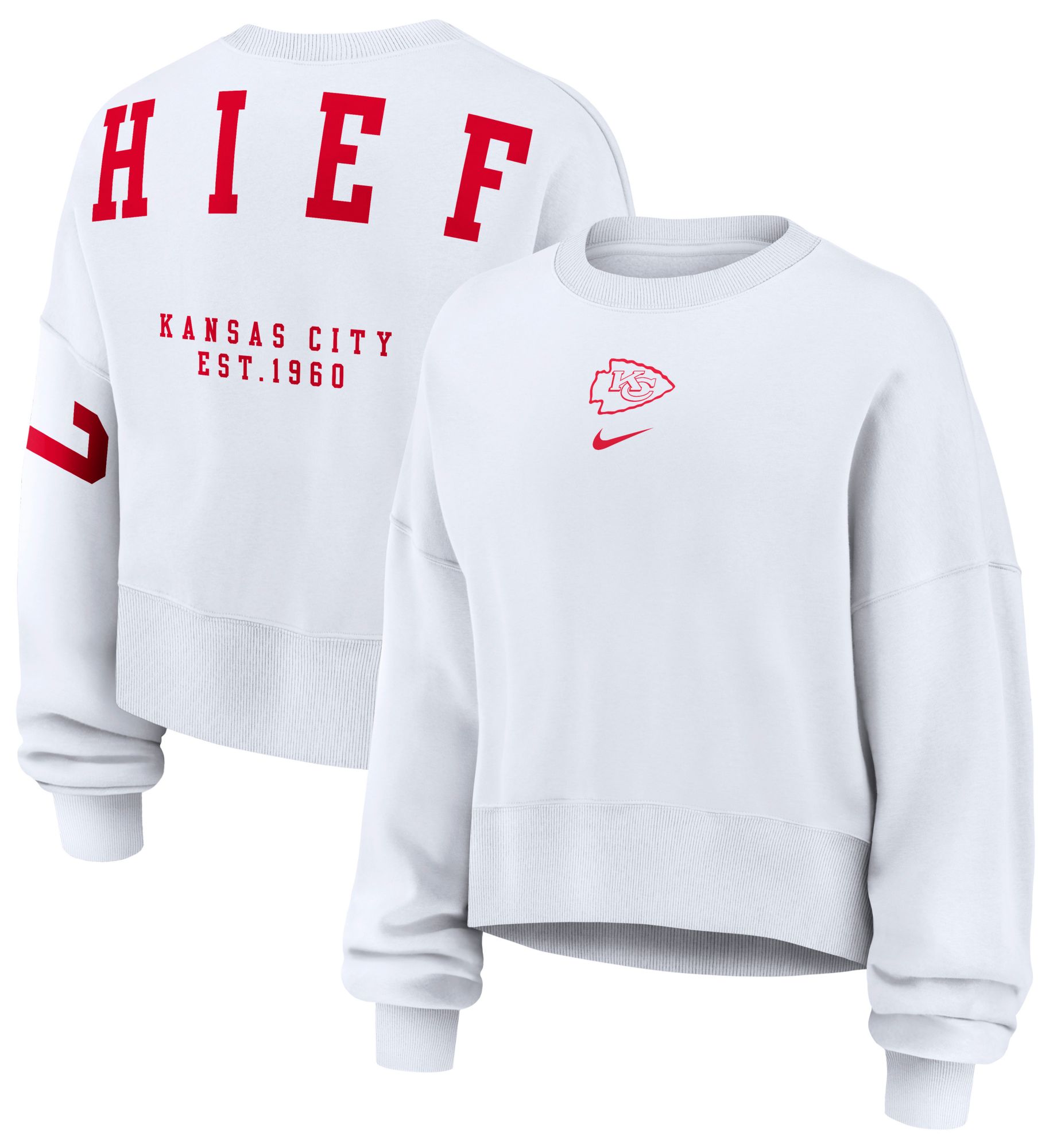 Nike Women's Kansas City Chiefs Phoenix Crewneck Sweatshirt