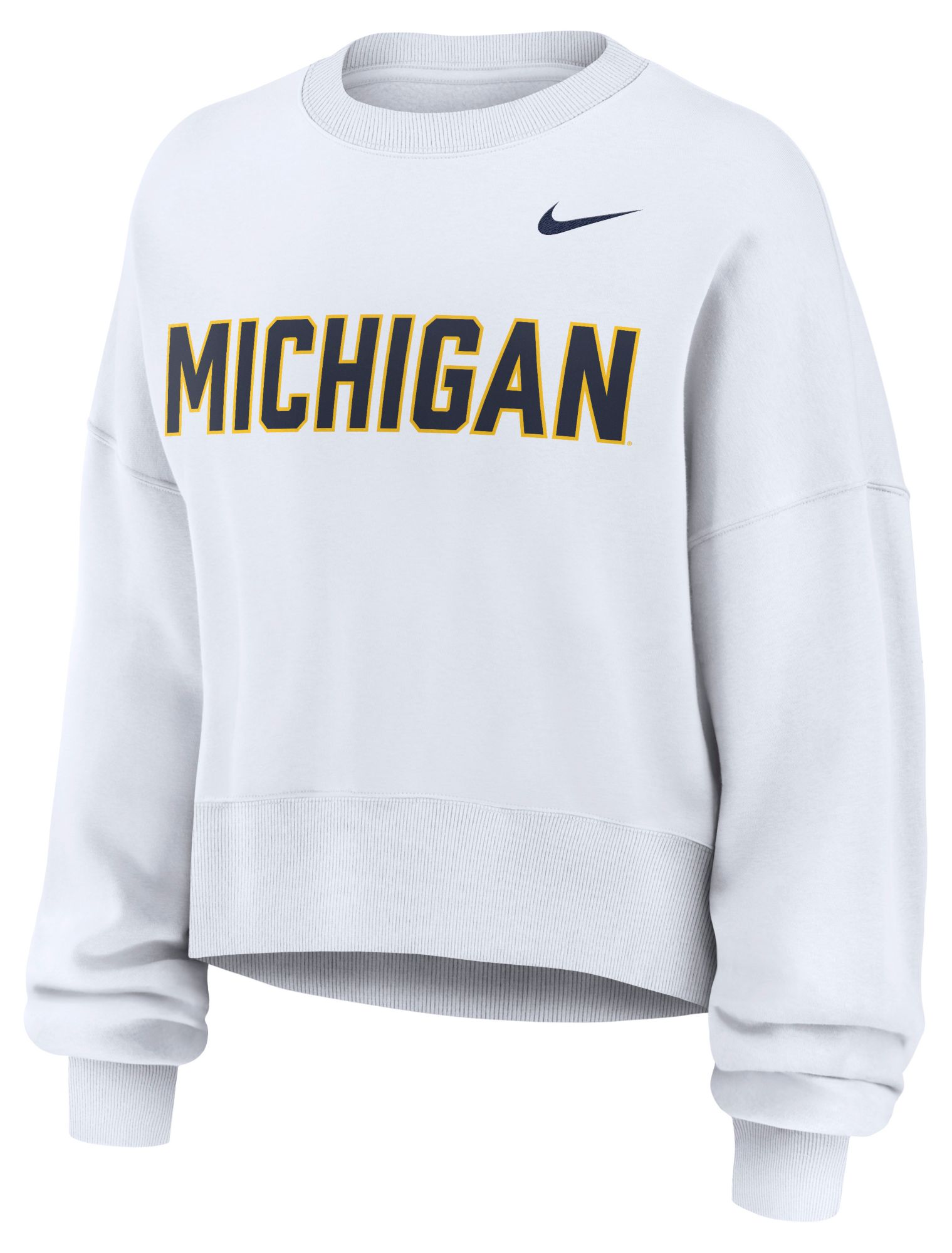 Nike Women's Michigan Wolverines Phoenix Crewneck Sweatshirt