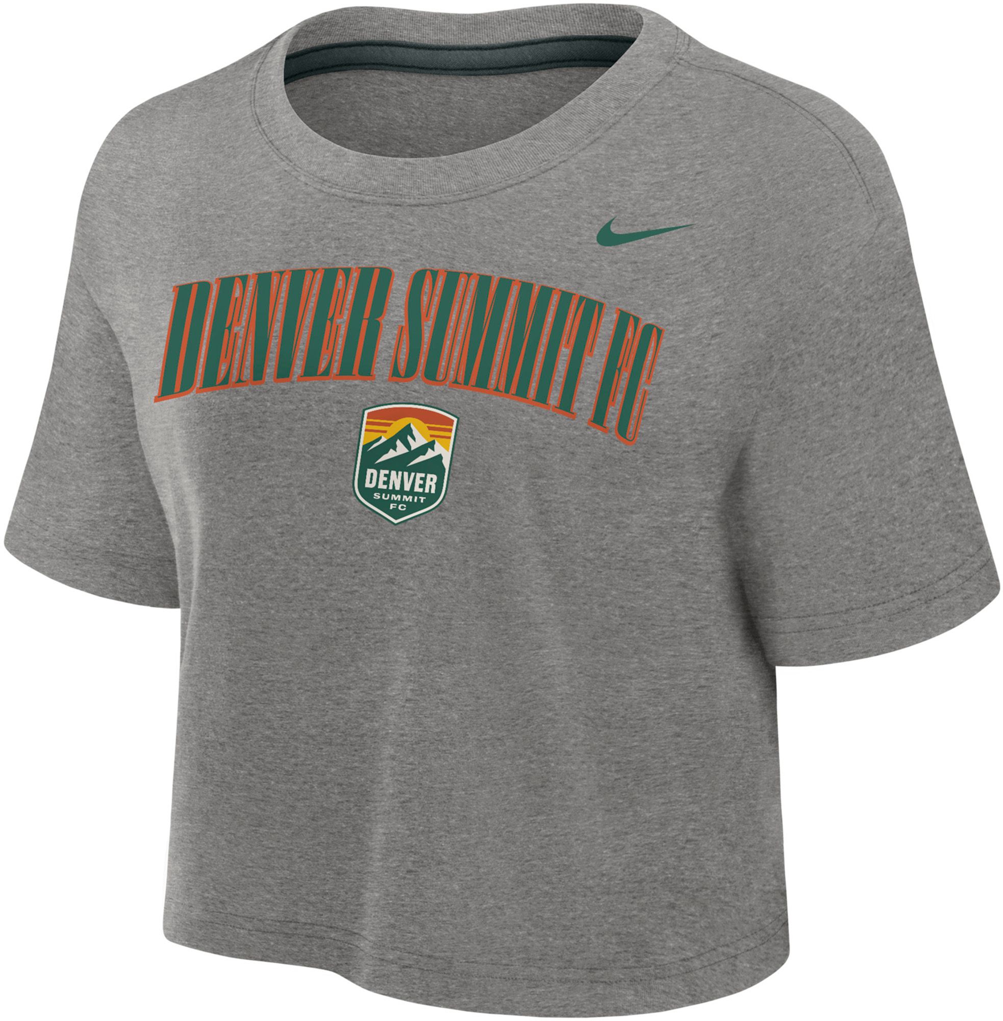 Nike Women's Denver Summit FC Gray Arch Team Crest T-Shirt
