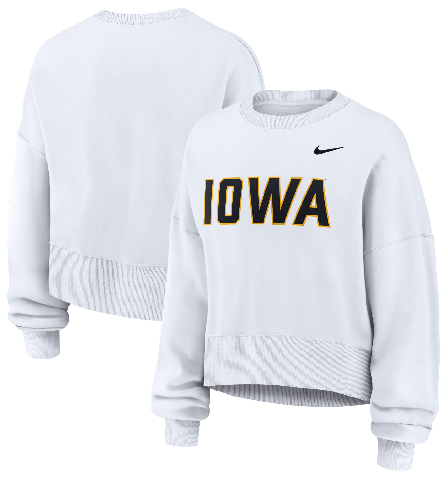Nike Women's Iowa Hawkeyes Phoenix Crewneck Sweatshirt