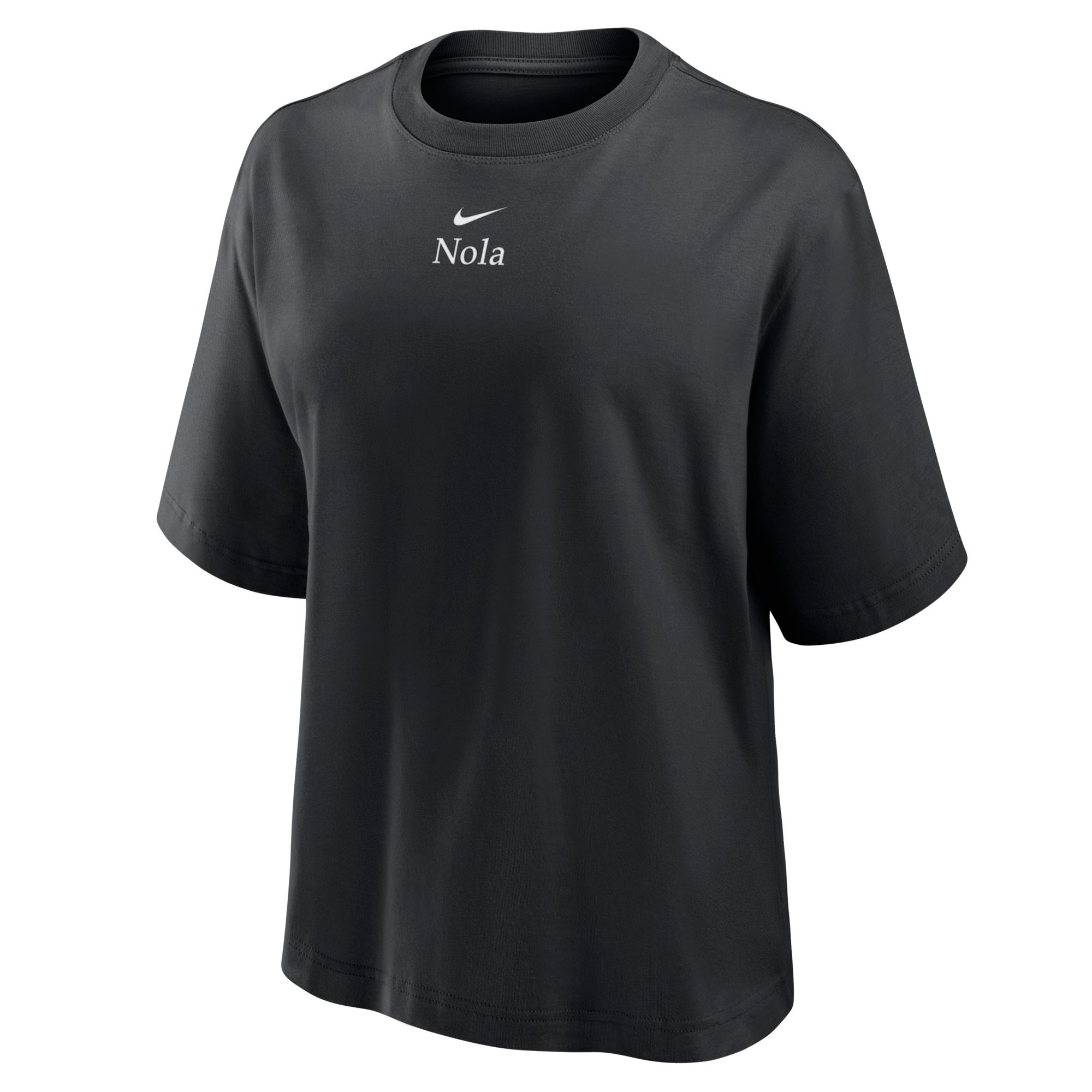 Nike Women's New Orleans Black City Boxy T-Shirt