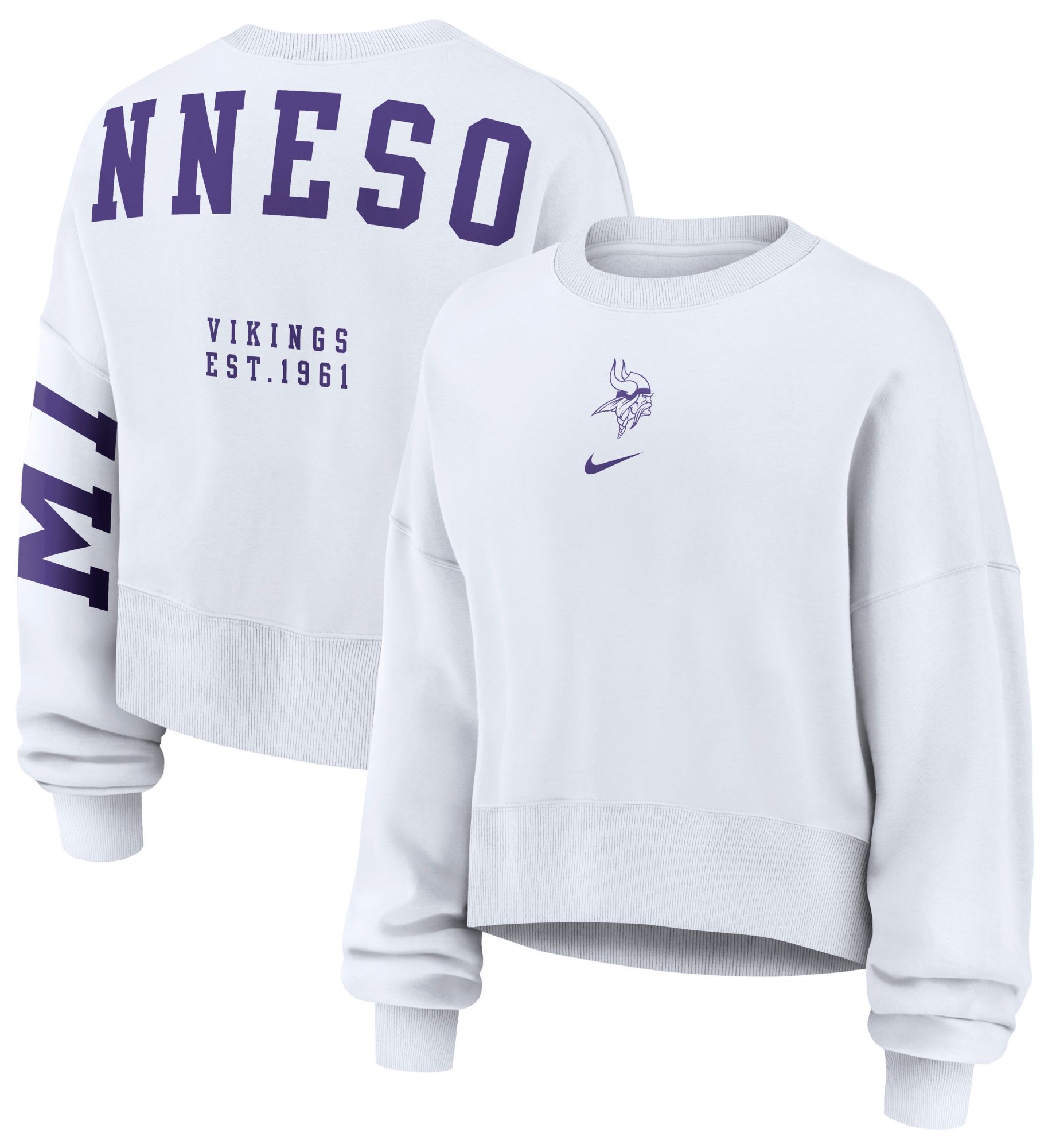 Nike Women's Minnesota Vikings Phoenix Crewneck Sweatshirt