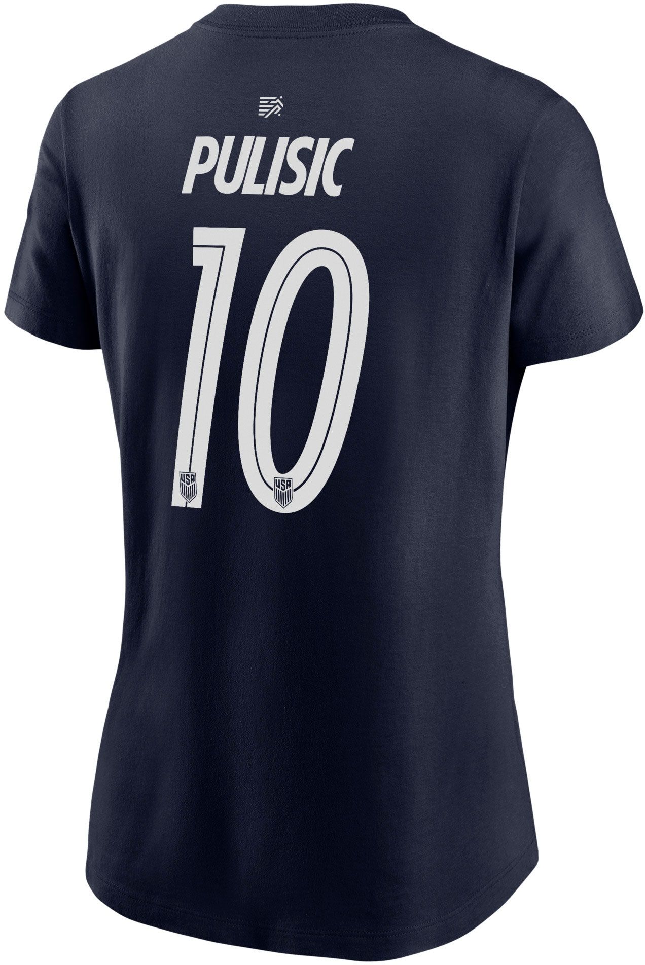 Nike Women's USMNT Christian Pulisic #10 Navy 2026 T-Shirt
