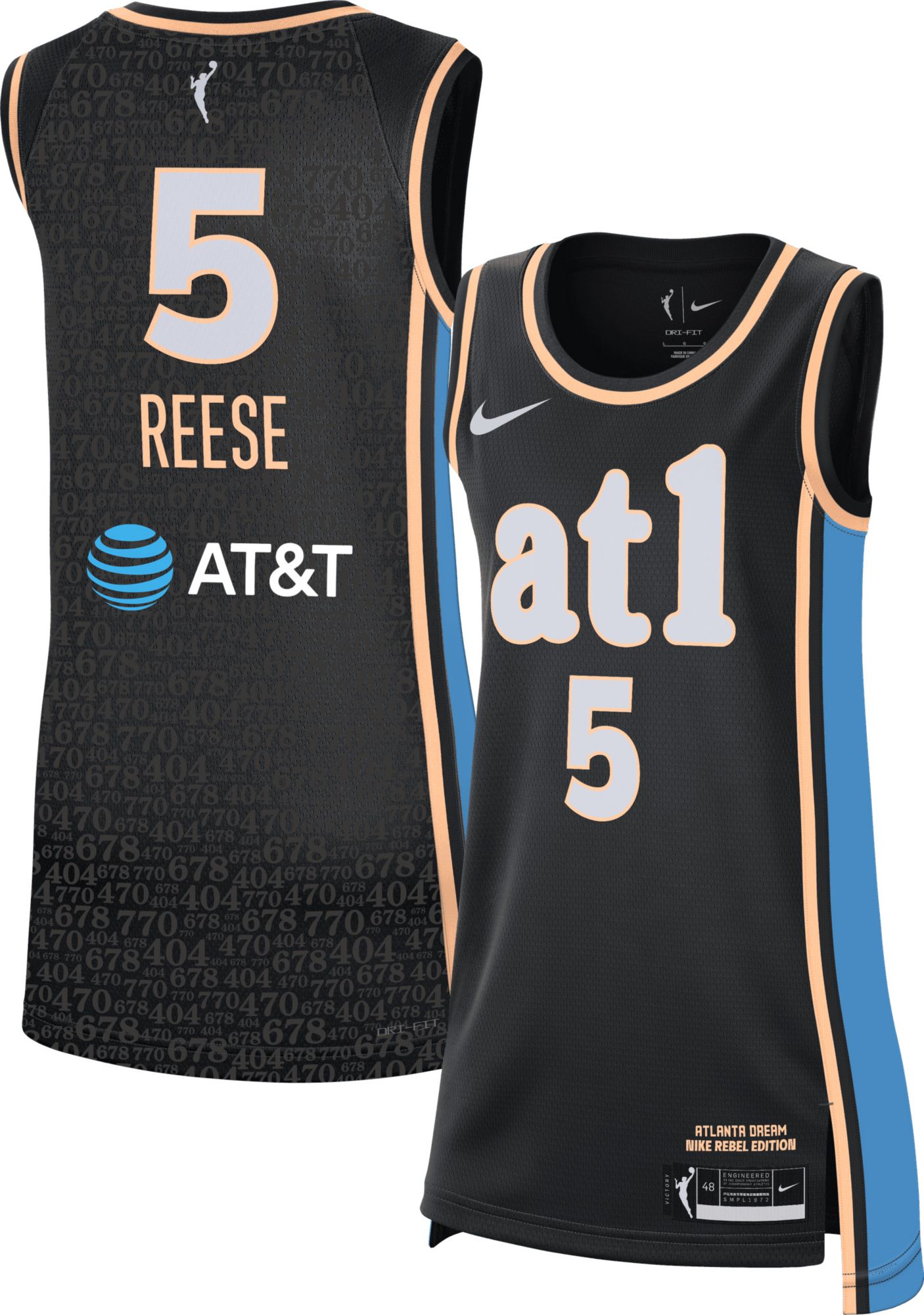 Nike Adult Atlanta Dream Angel Reese Rebel Jersey