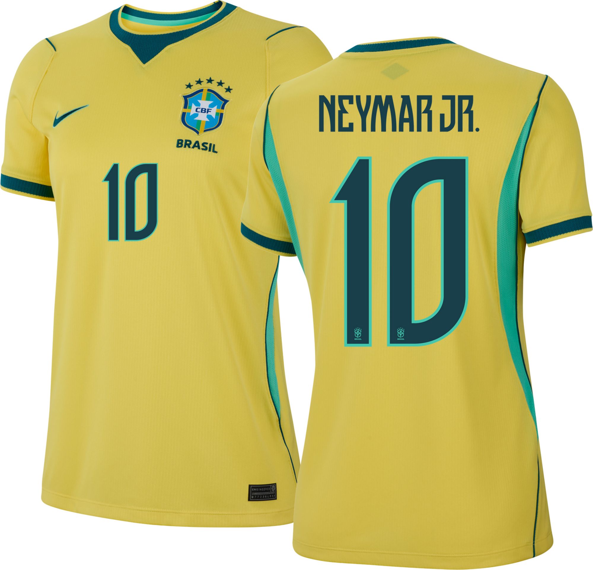 Nike Women's Brazil Neymar #10 2026 Home Replica Jersey