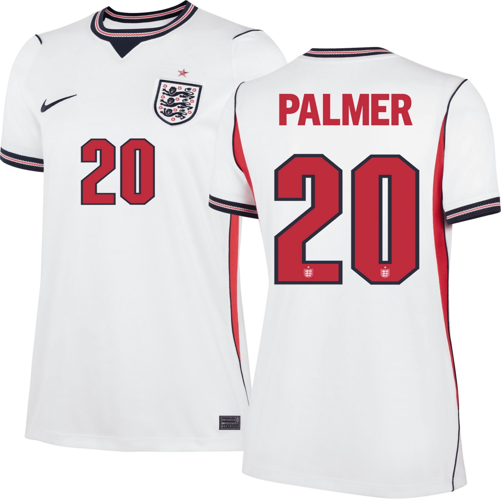 Nike Women's England Cole Palmer #20 2026 Home Replica Jersey