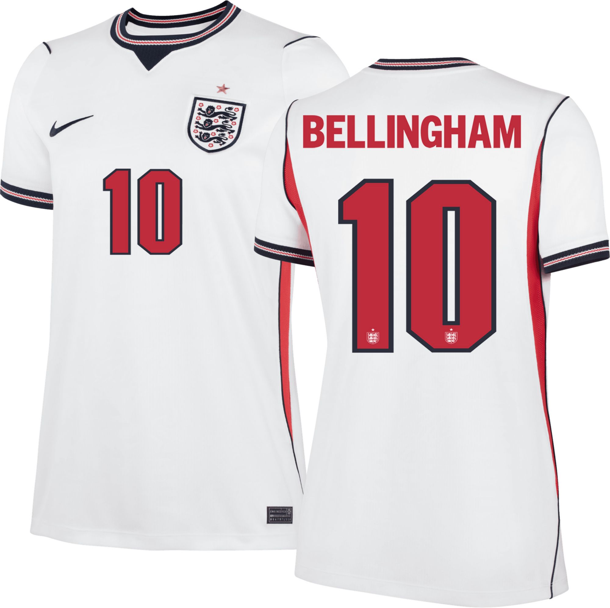 Nike Women's England Jude Bellingham #10 2026 Home Replica Jersey