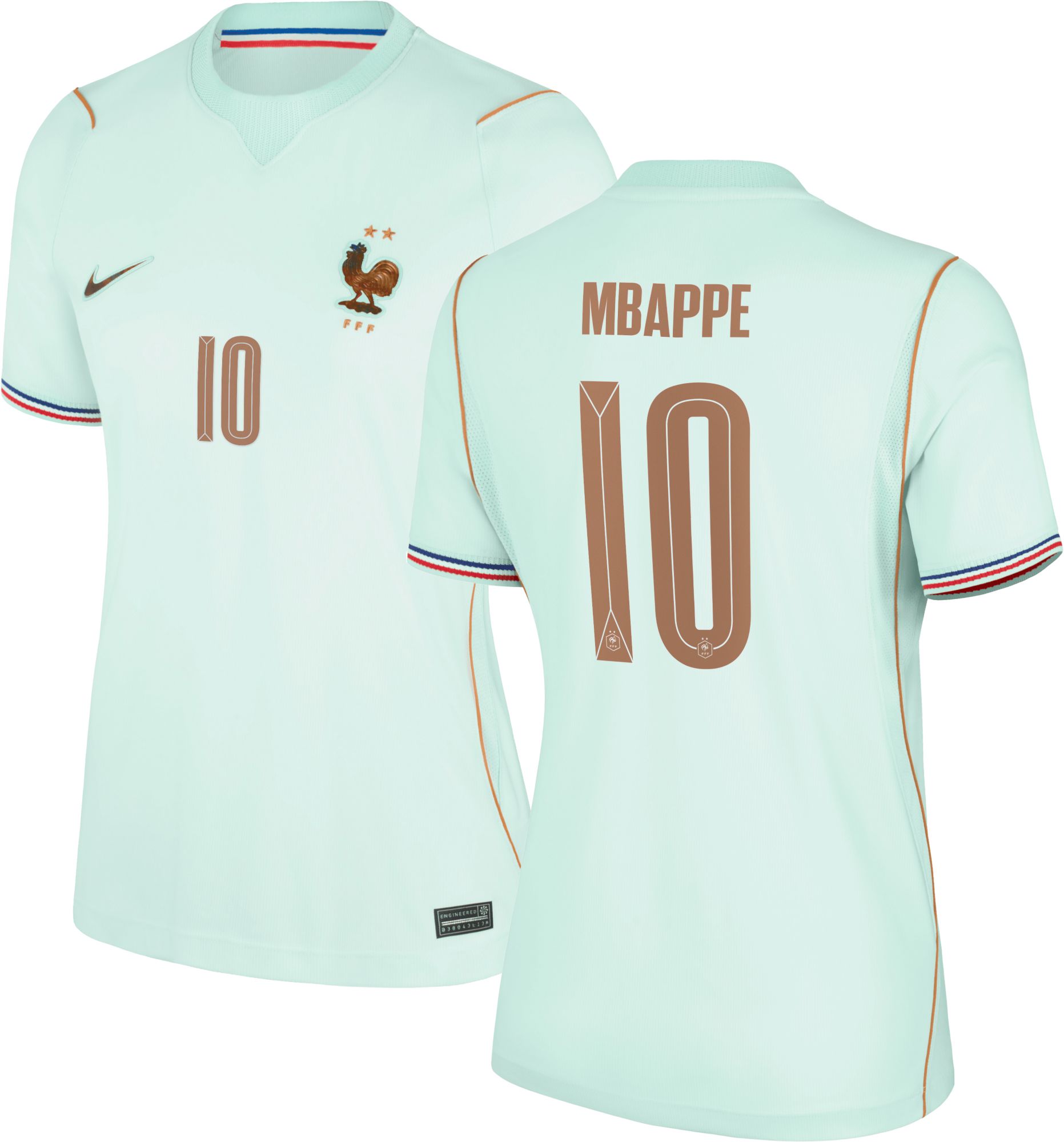 Nike Women's France Kylian Mbappe #10 2026 Away Replica Jersey