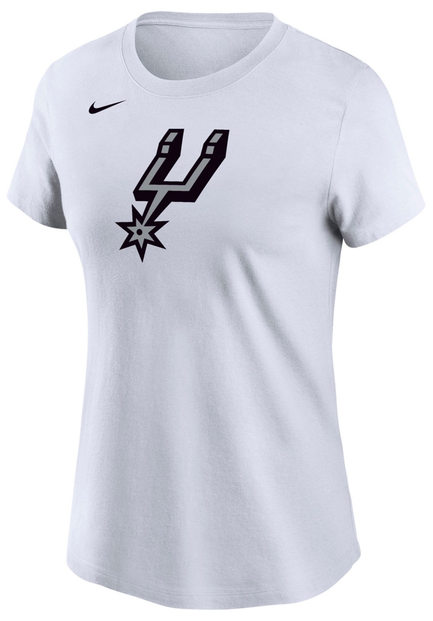 Nike Women's San Antonio Spurs White Logo T-Shirt